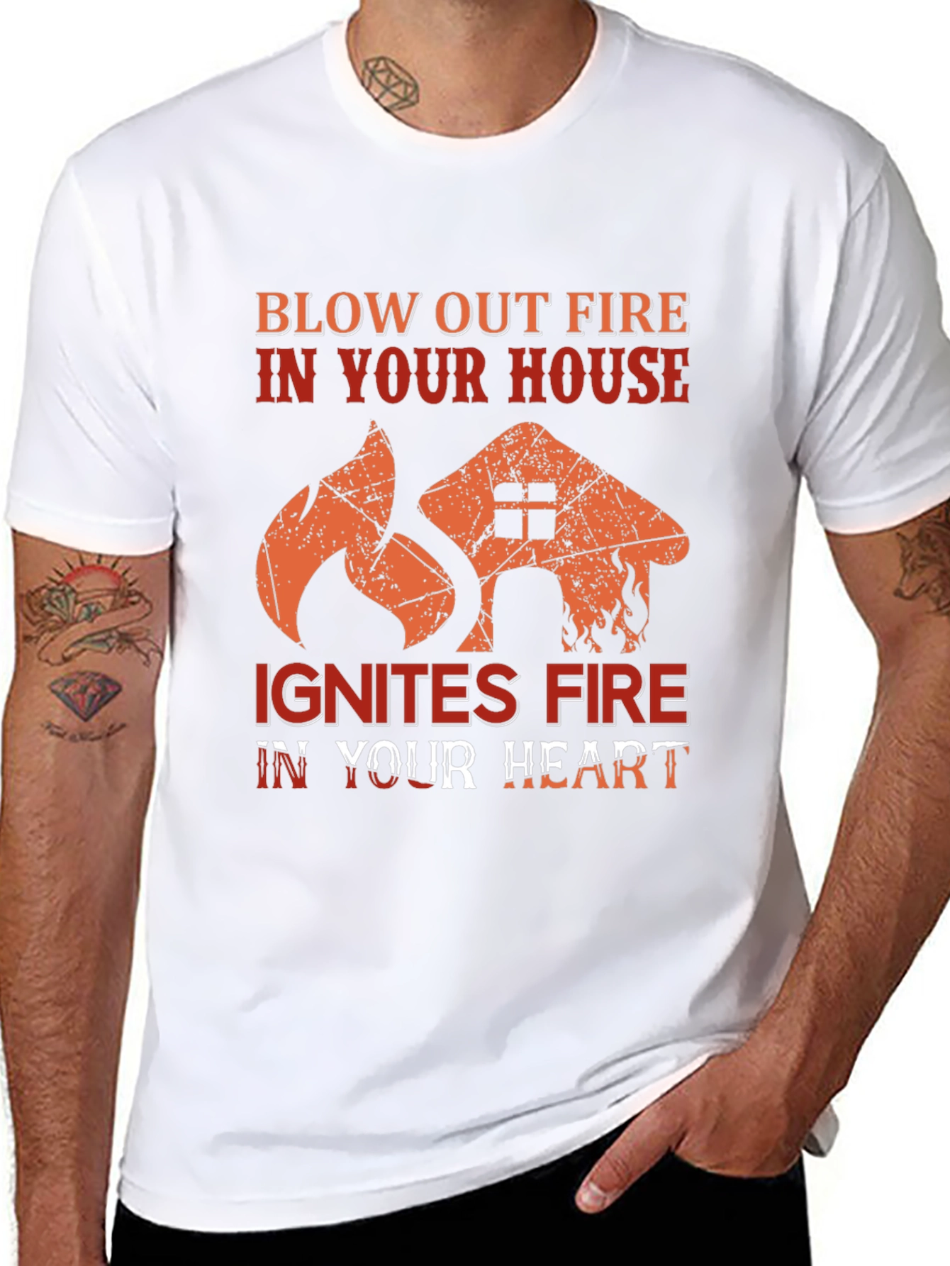 Blow Out Fire Graphic Tee