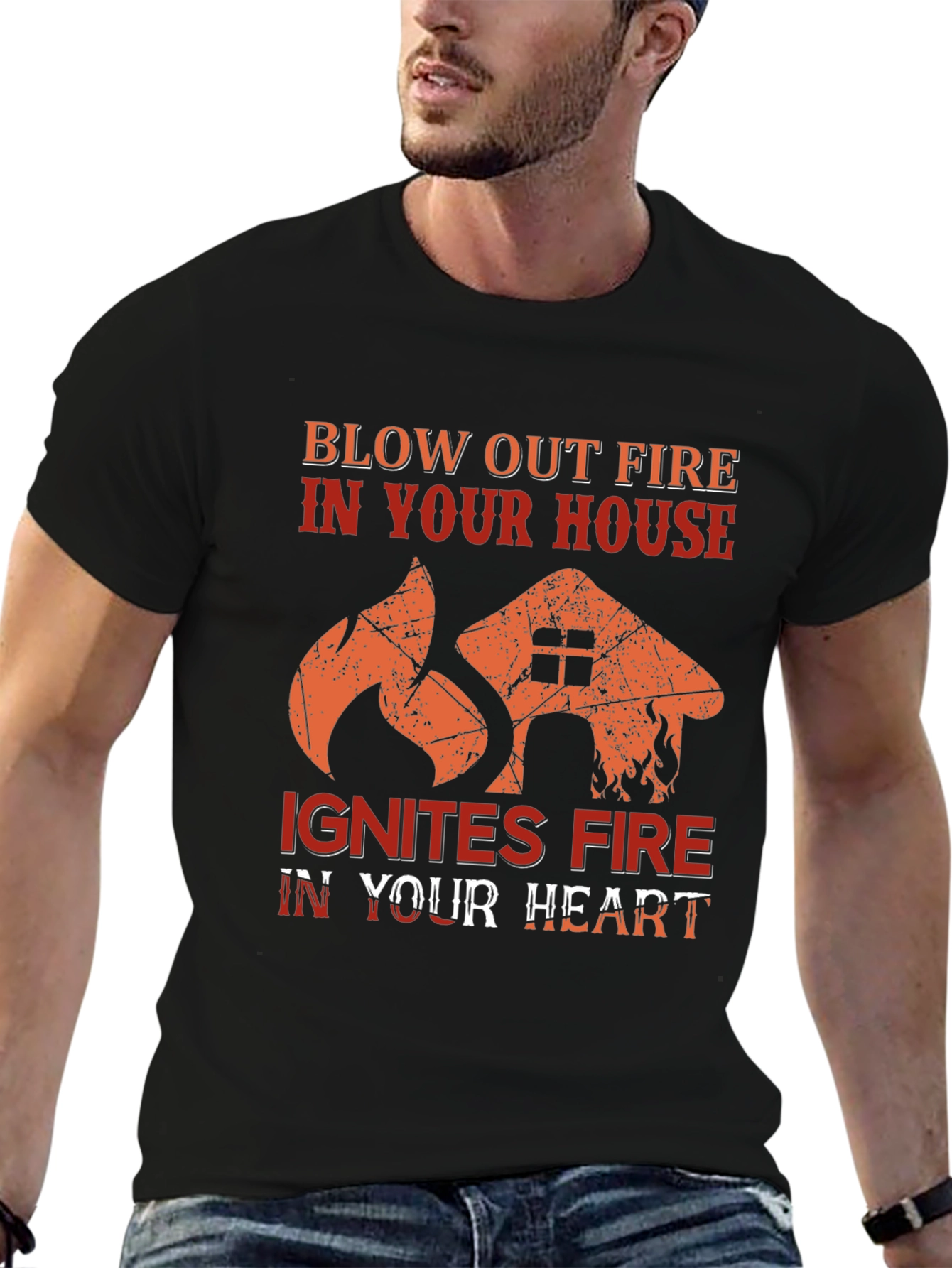 Blow Out Fire Graphic Tee