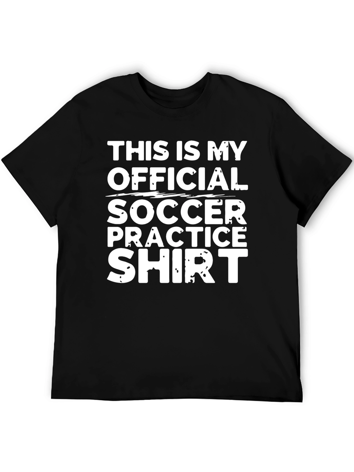 Soccer Practice Shirt - Official Black Short Sleeve