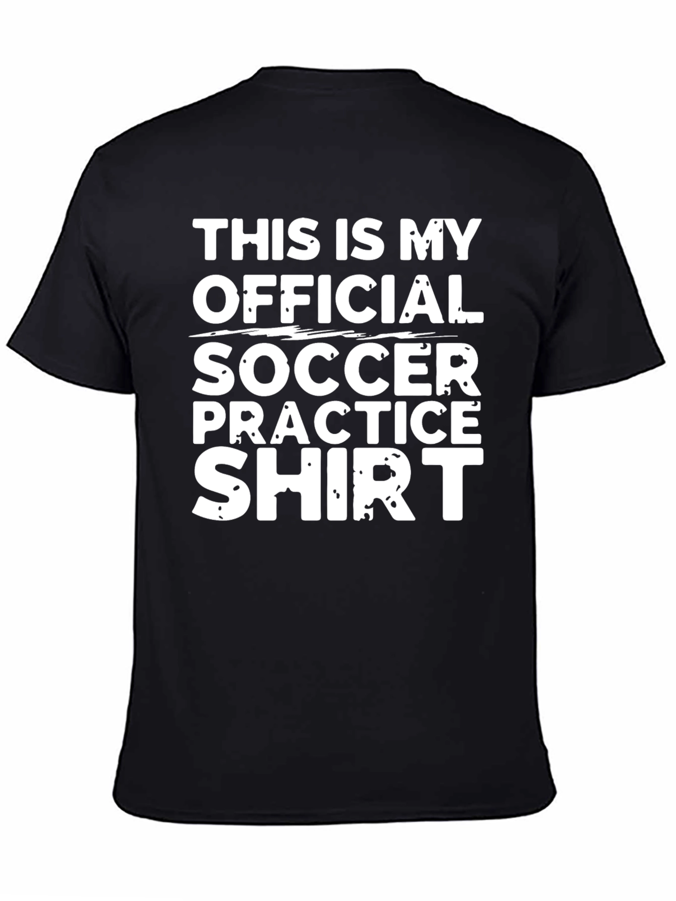 Soccer Practice Shirt - Official Black Short Sleeve