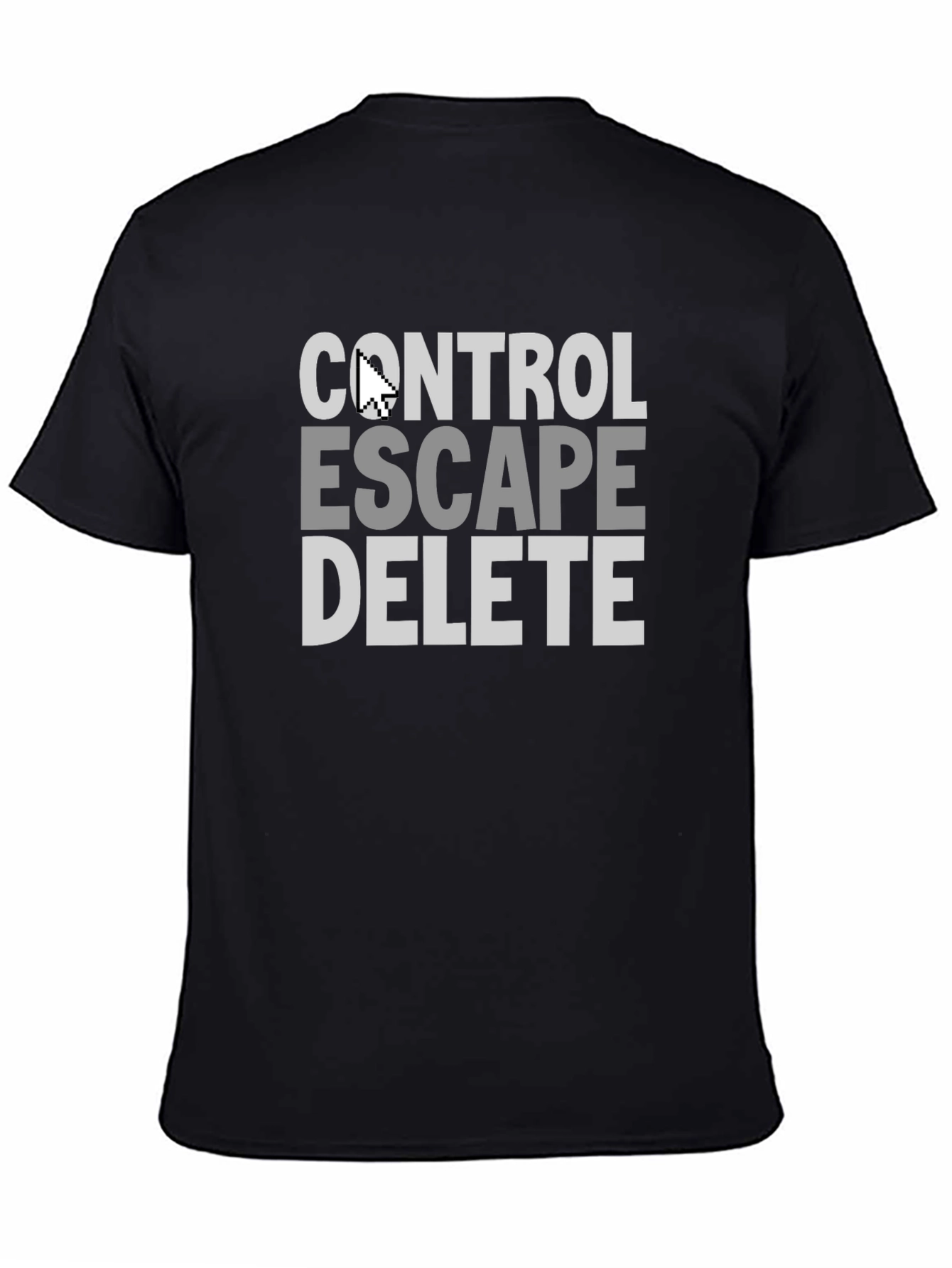 Control Escape Delete T-Shirt Funny Geek Tee