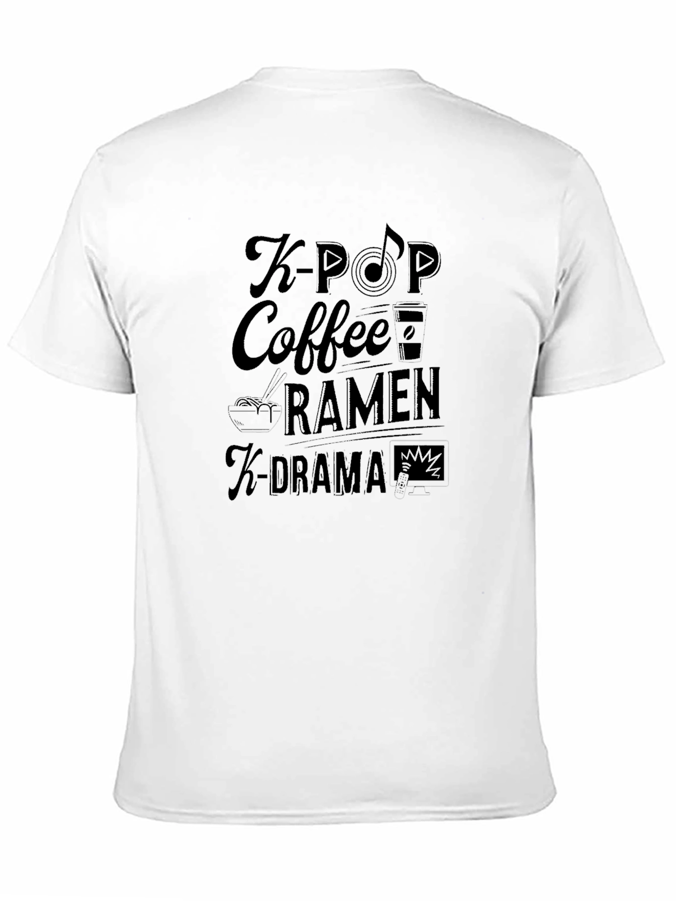 K-Pop Fan Black T-Shirt