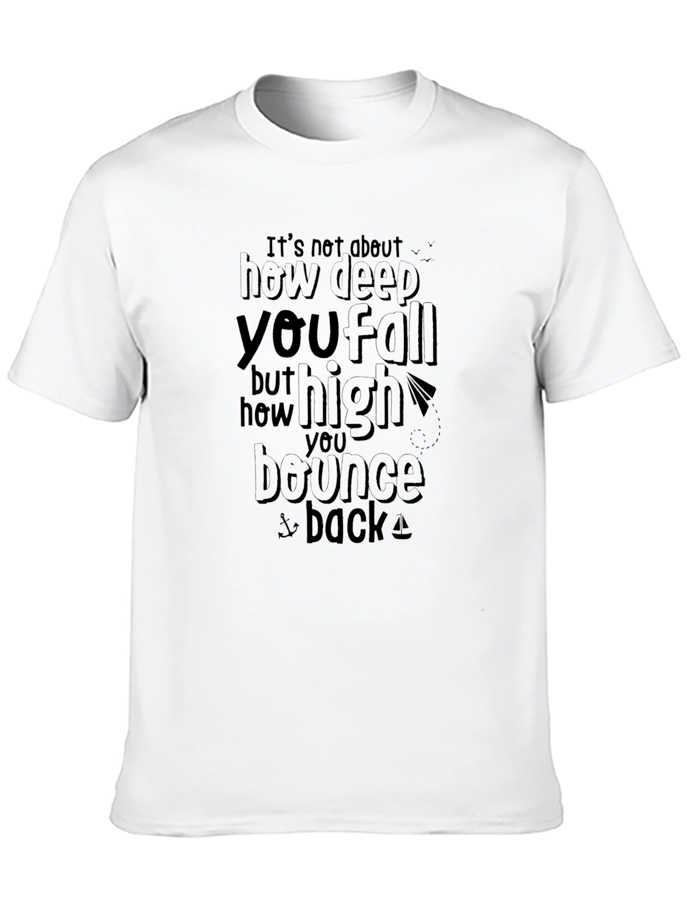 Inspirational Quote Black T-Shirt