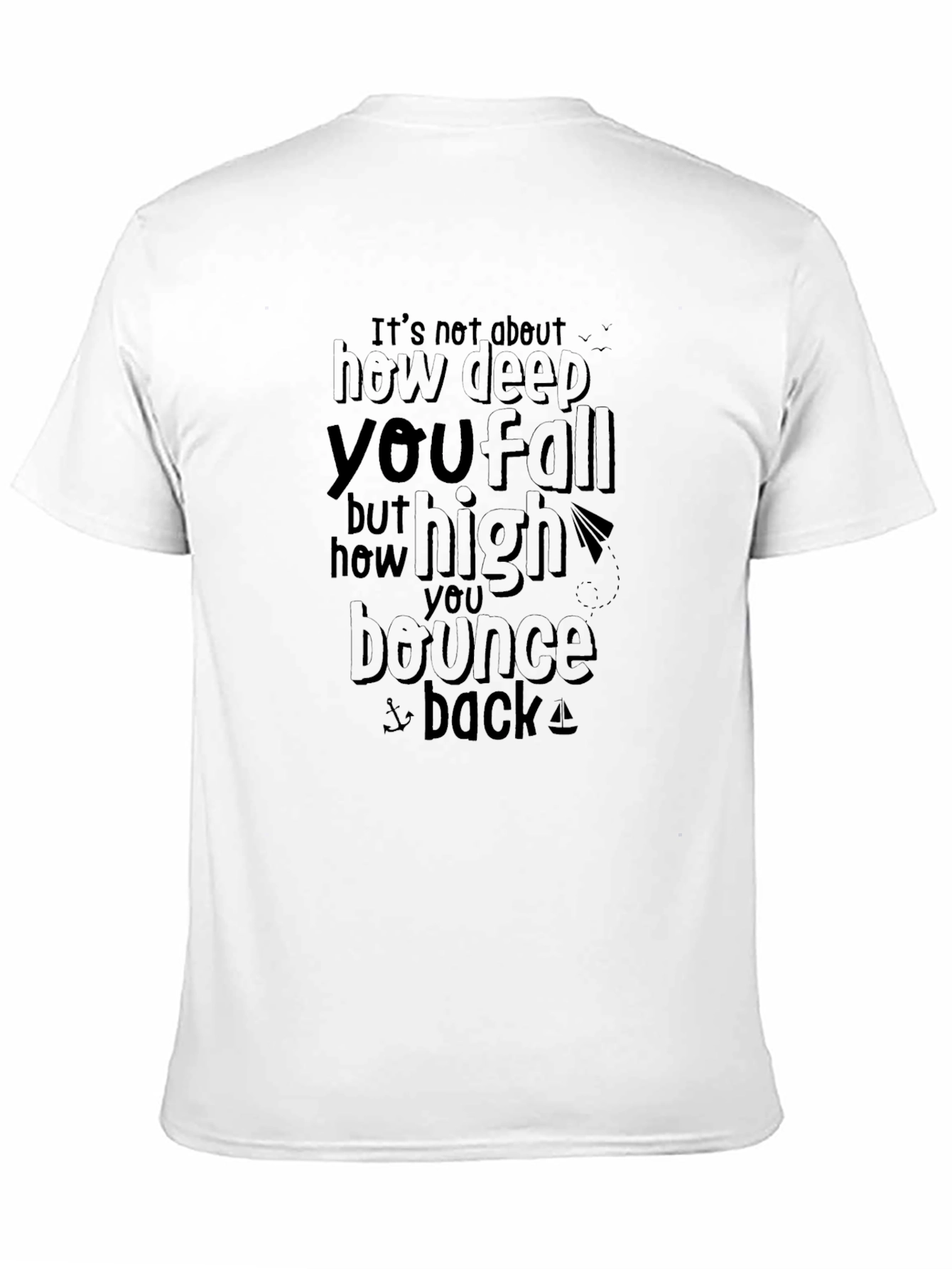 Inspirational Quote Black T-Shirt