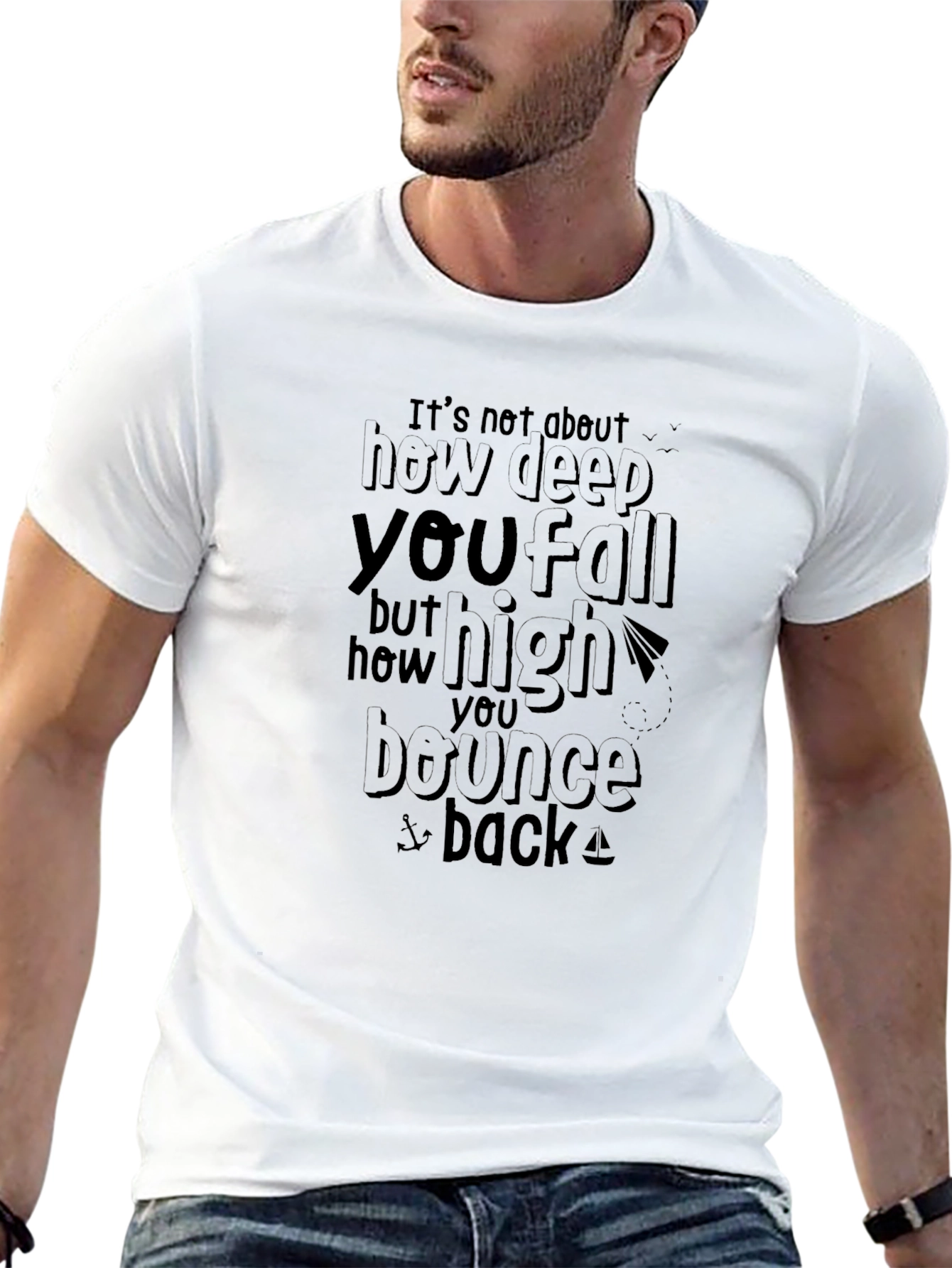 Inspirational Quote Black T-Shirt