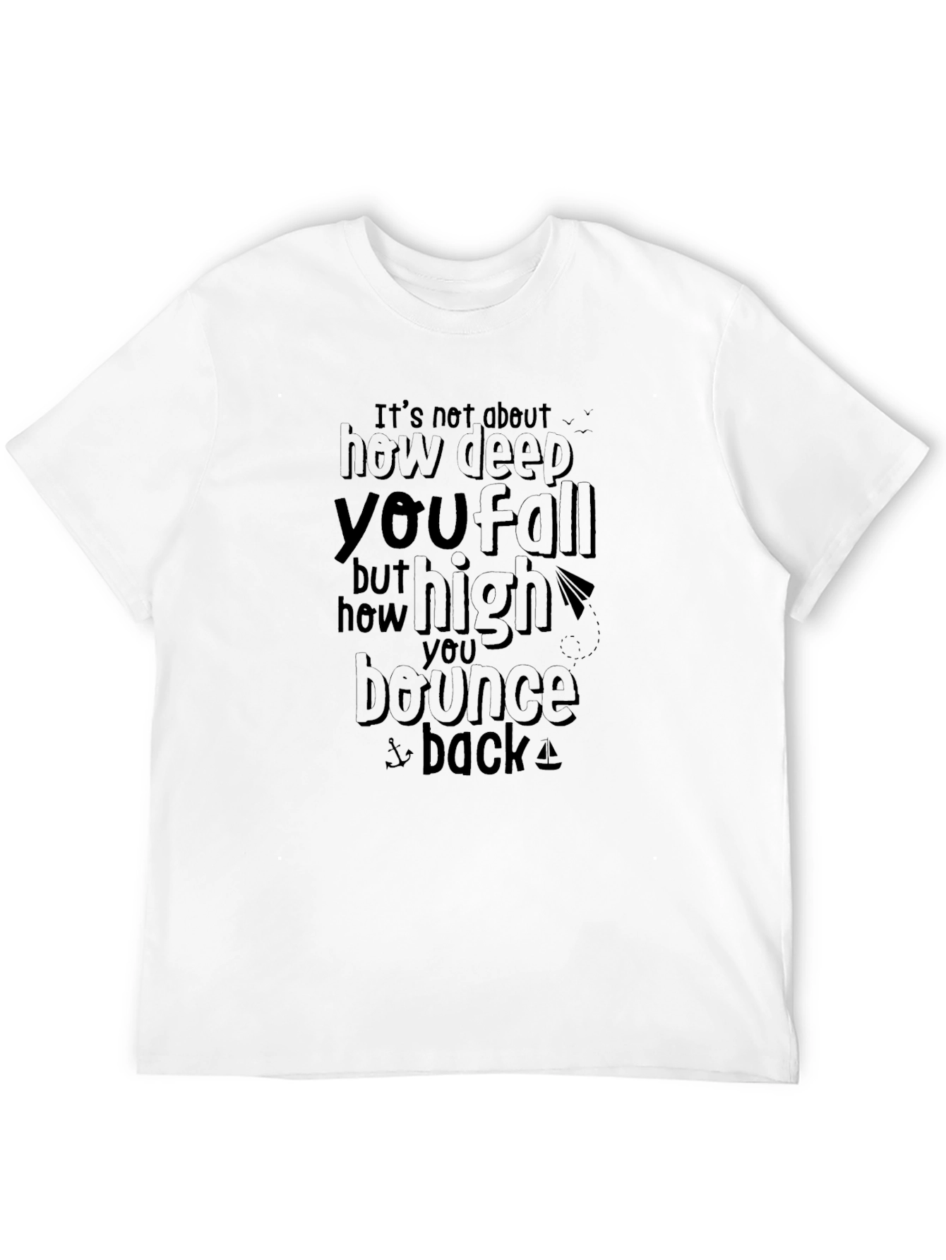Inspirational Quote Black T-Shirt