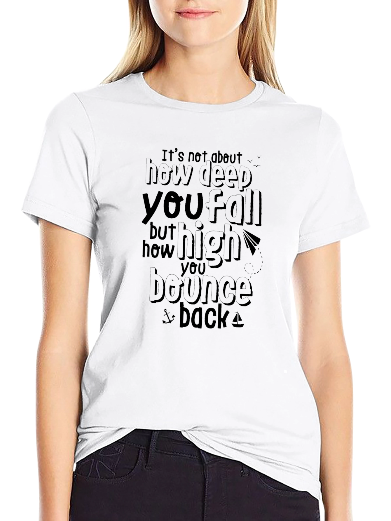Inspirational Quote Black T-Shirt