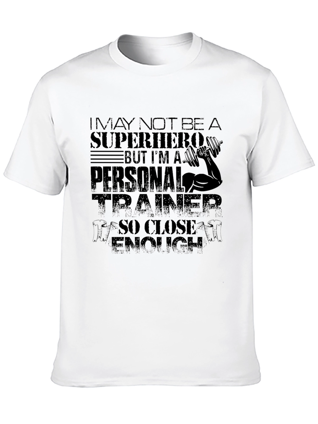 Personal Trainer Graphic T-Shirt - Black