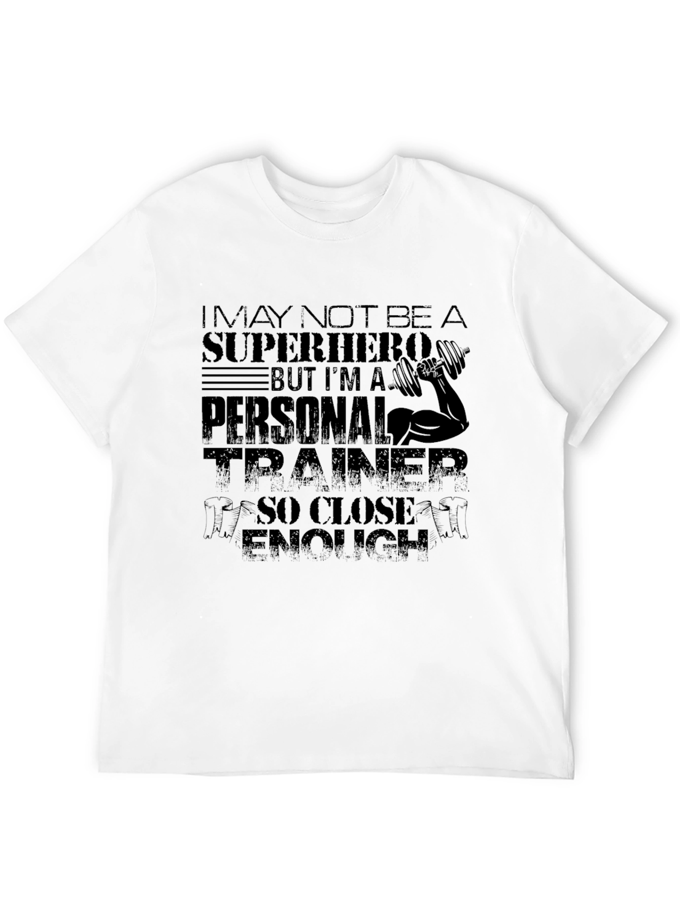 Personal Trainer Graphic T-Shirt - Black