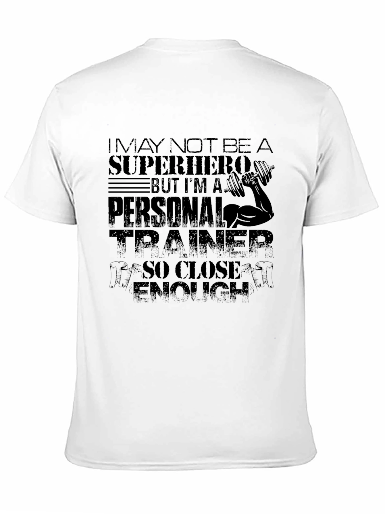 Personal Trainer Graphic T-Shirt - Black