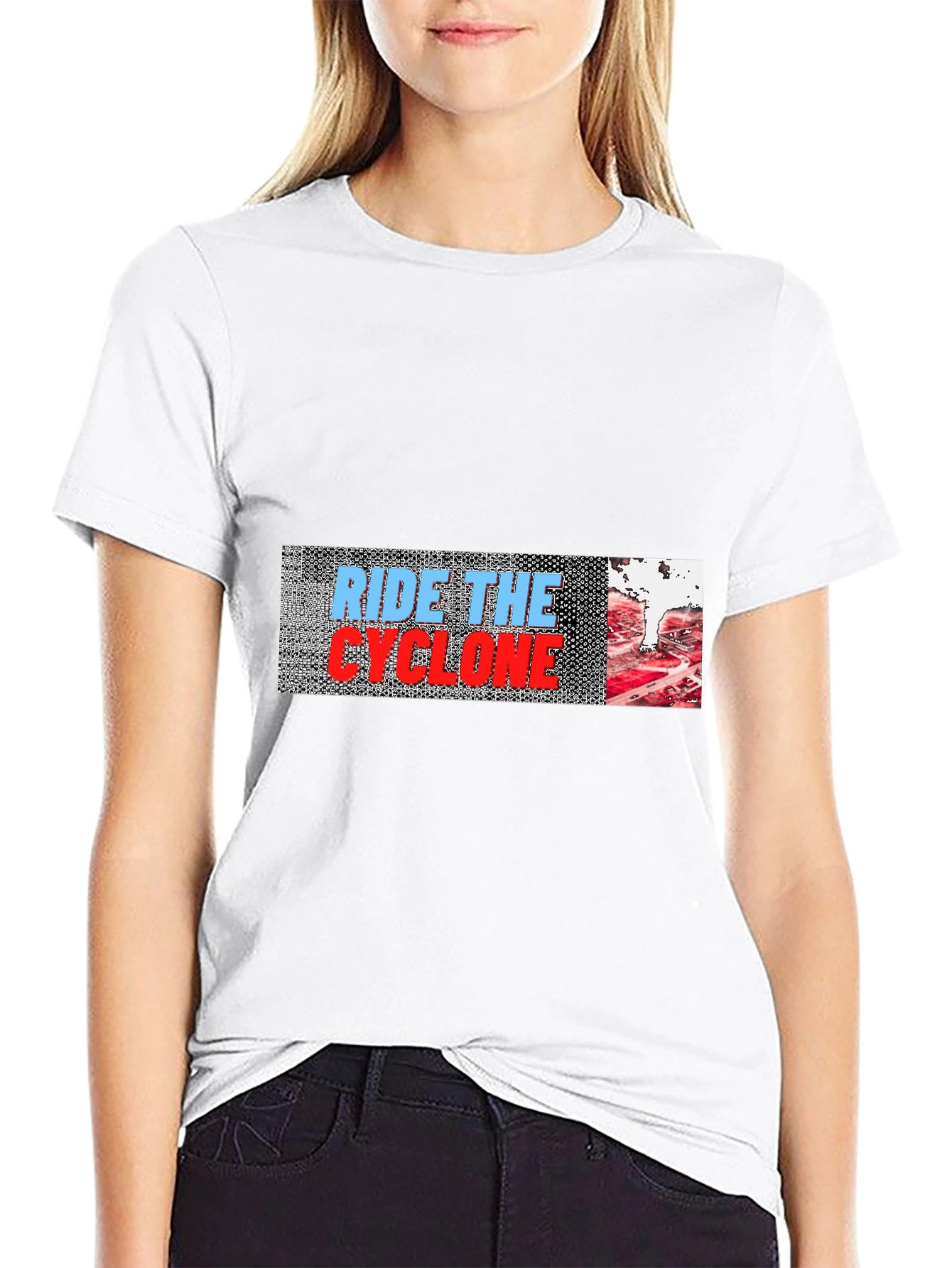 Ride the Cyclone Graphic Tee - Black