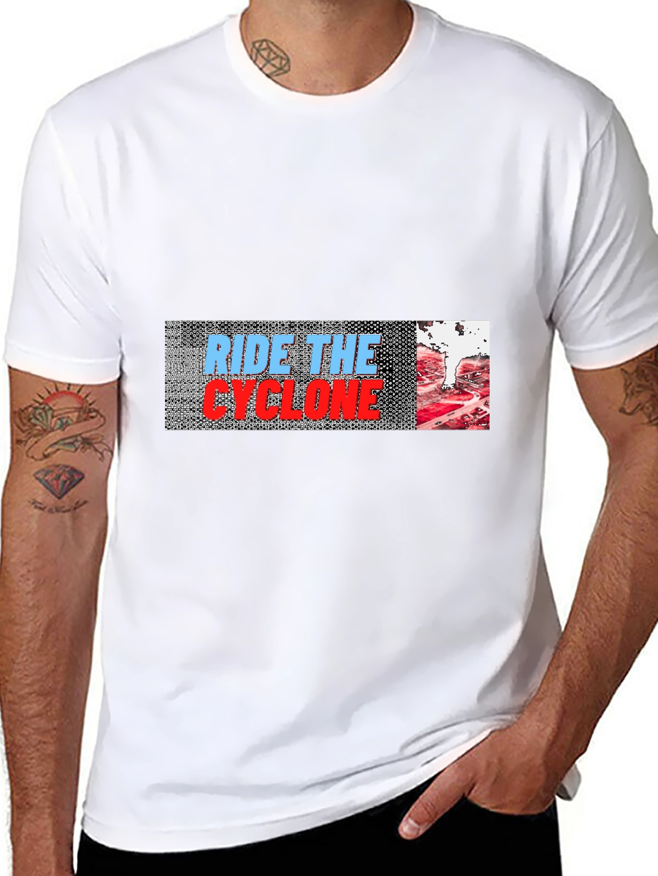 Ride the Cyclone Graphic Tee - Black
