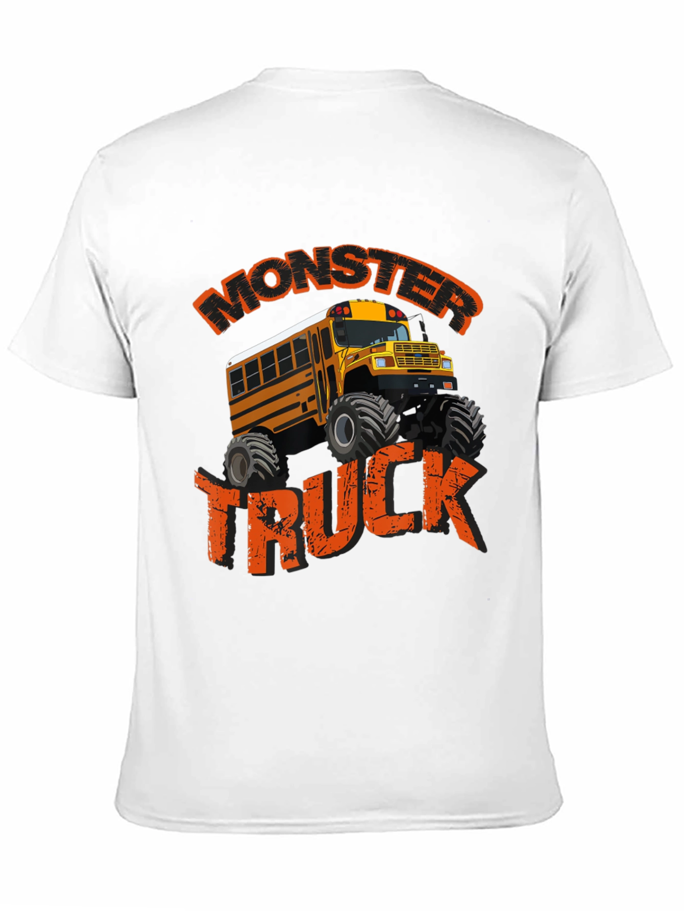 Monster Truck School Bus Graphic Tee
