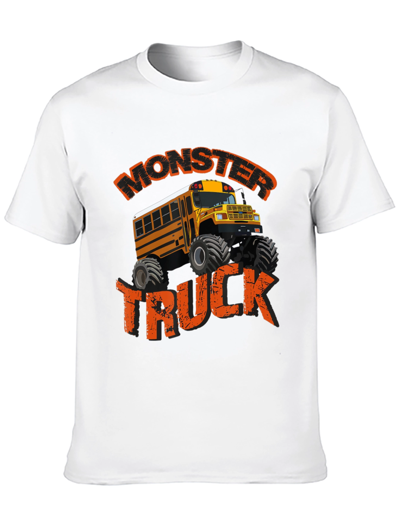 Monster Truck School Bus Graphic Tee