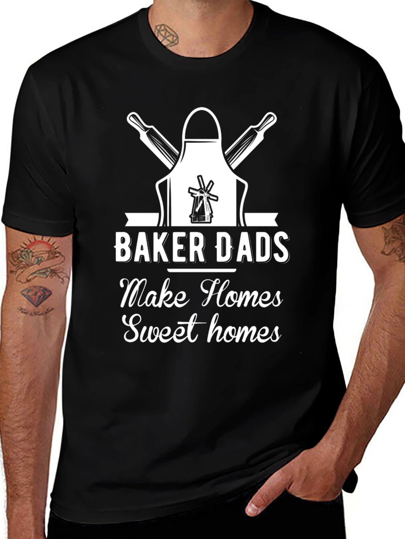 Baker Dads Make Homes Sweet Homes T-Shirt