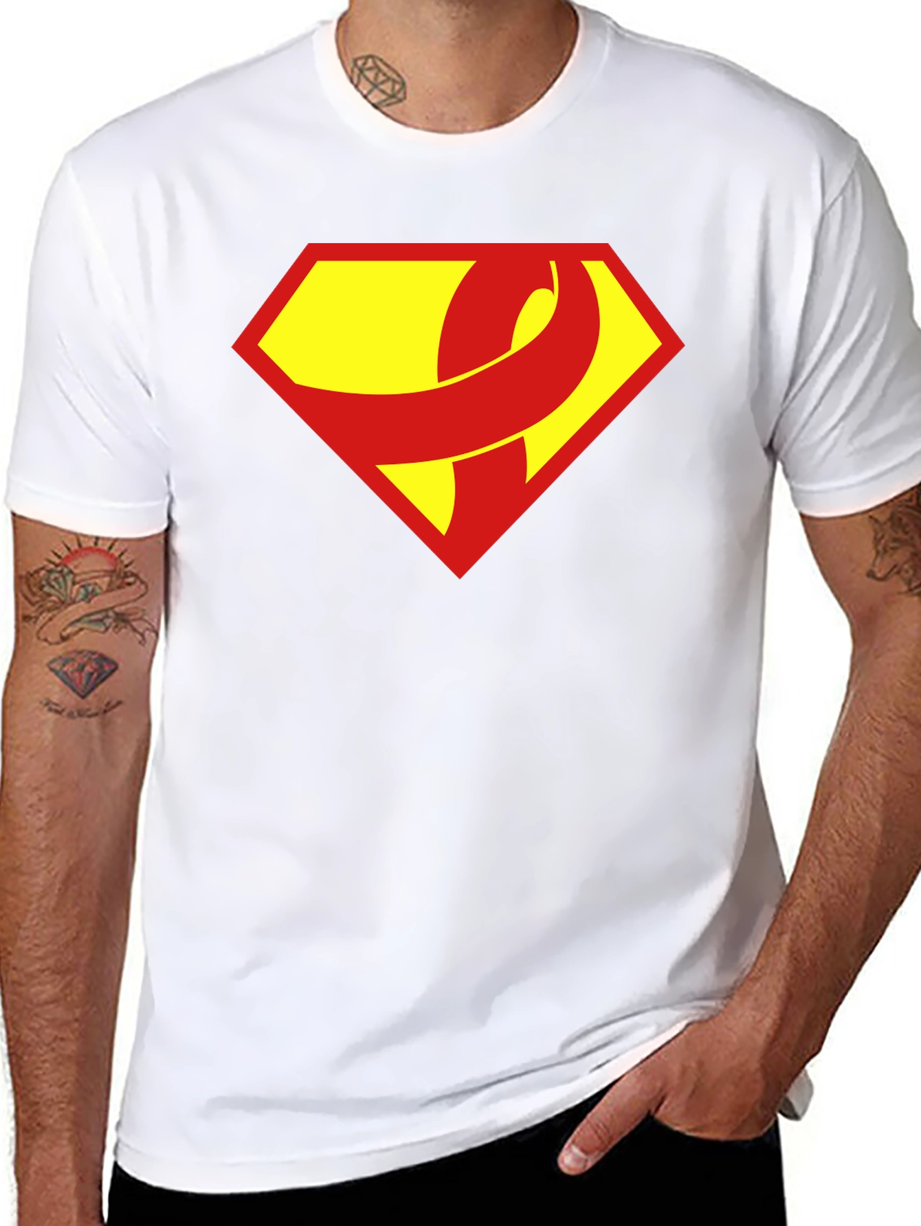 Superman Ribbon Awareness T-Shirt