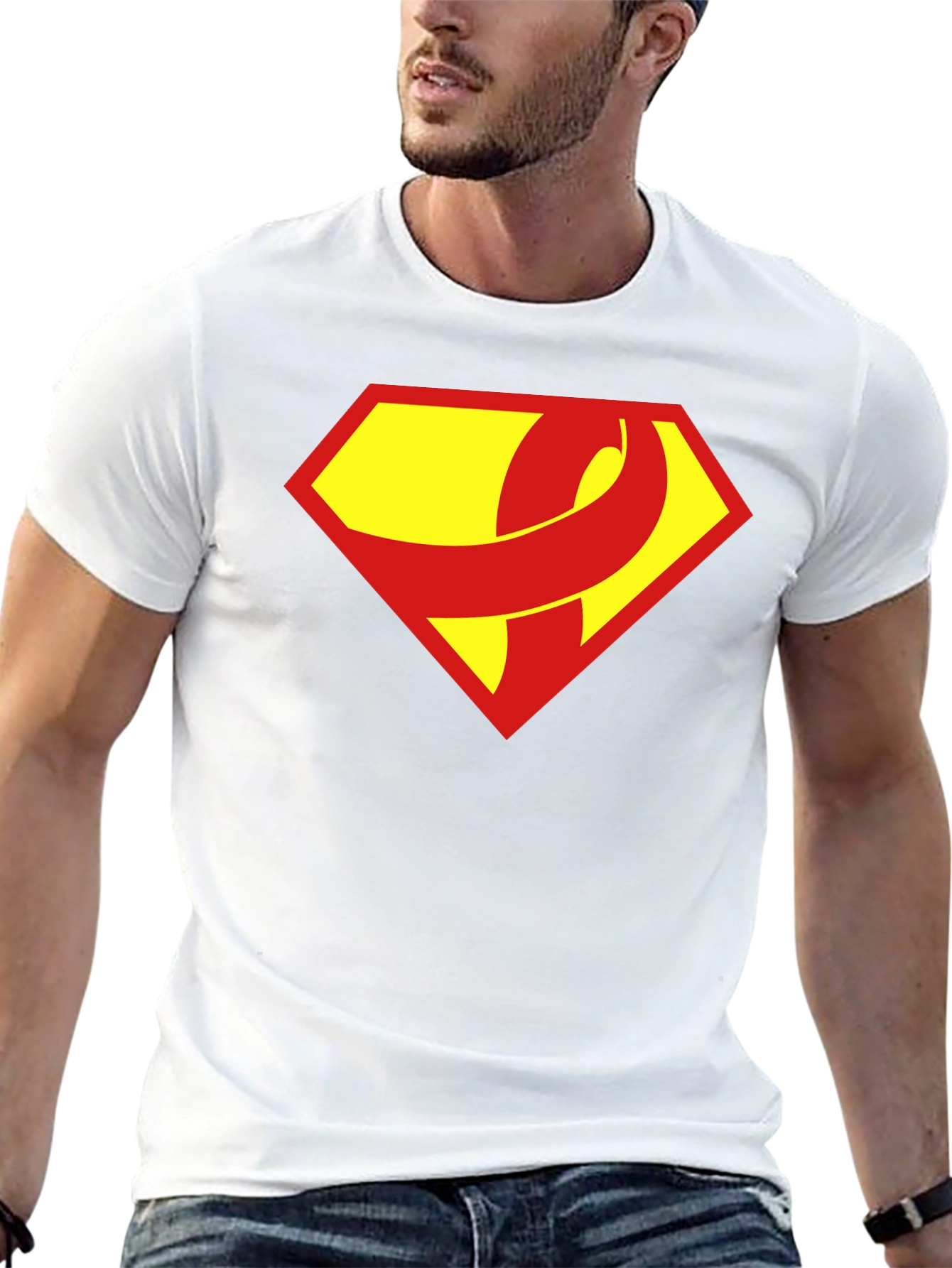 Superman Ribbon Awareness T-Shirt