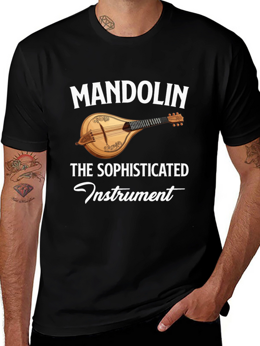 Mandolin Instrument Graphic Tee - Sophisticated Musicians T-Shirt
