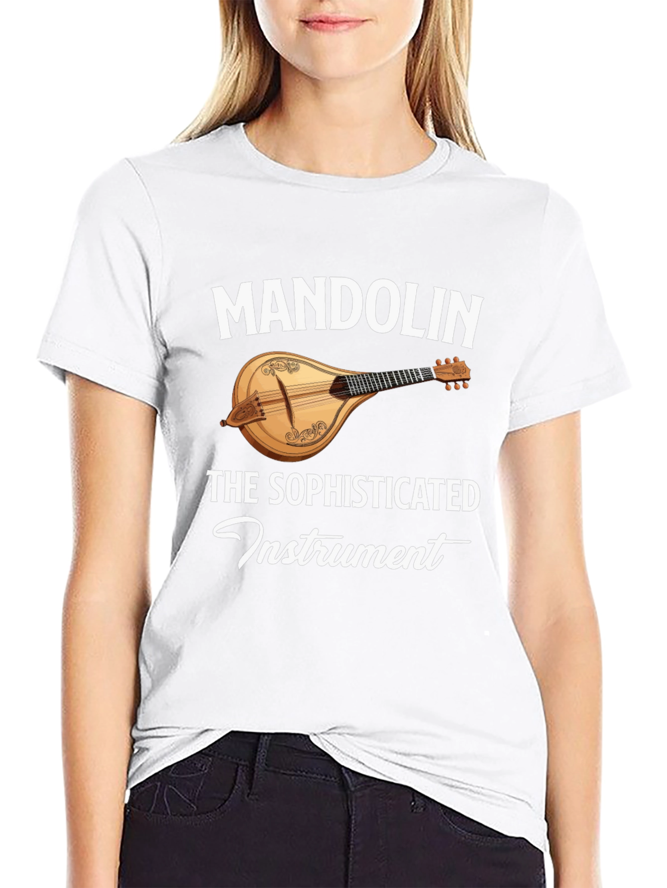 Mandolin Instrument Graphic Tee - Sophisticated Musicians T-Shirt