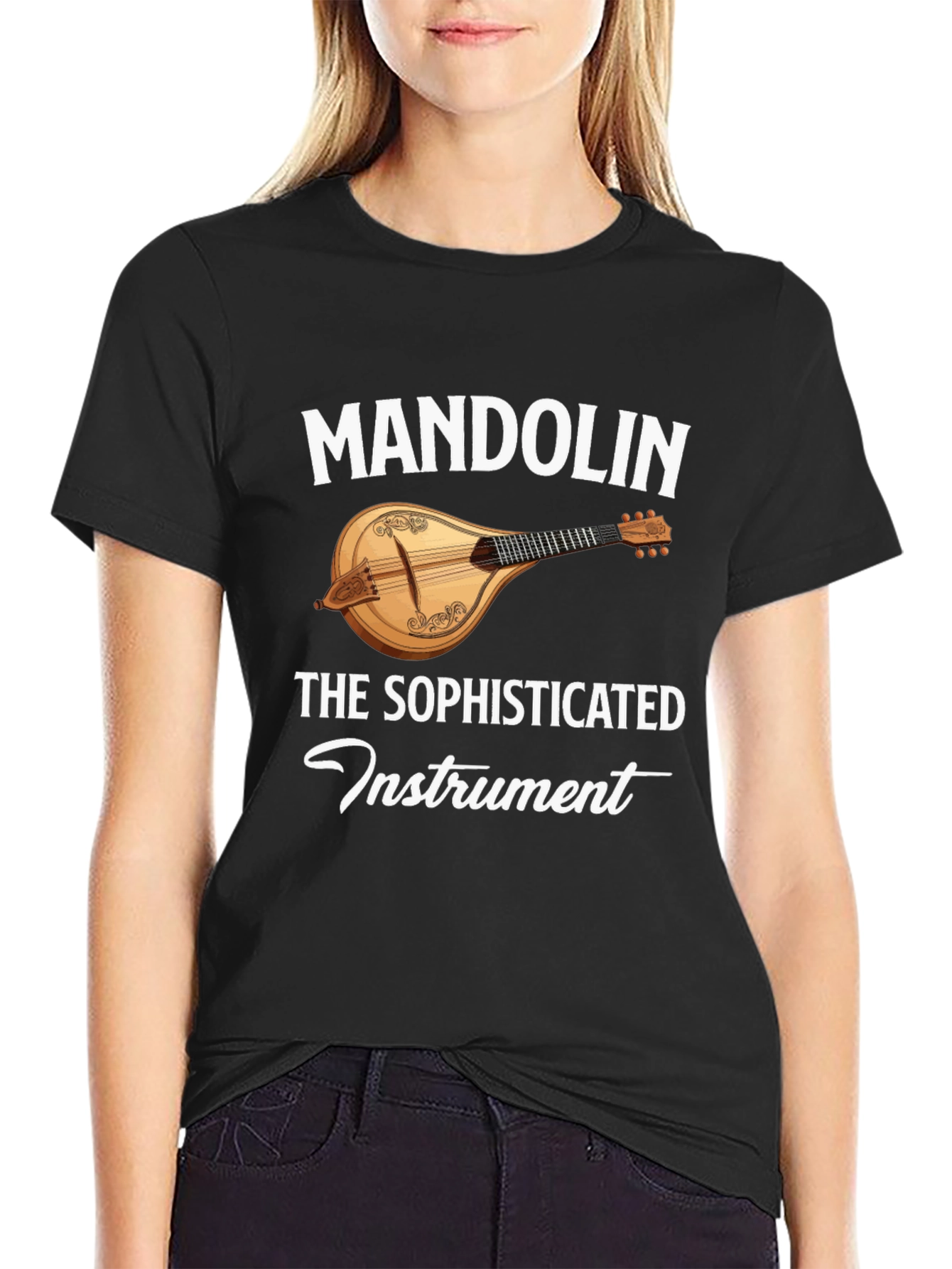 Mandolin Instrument Graphic Tee - Sophisticated Musicians T-Shirt