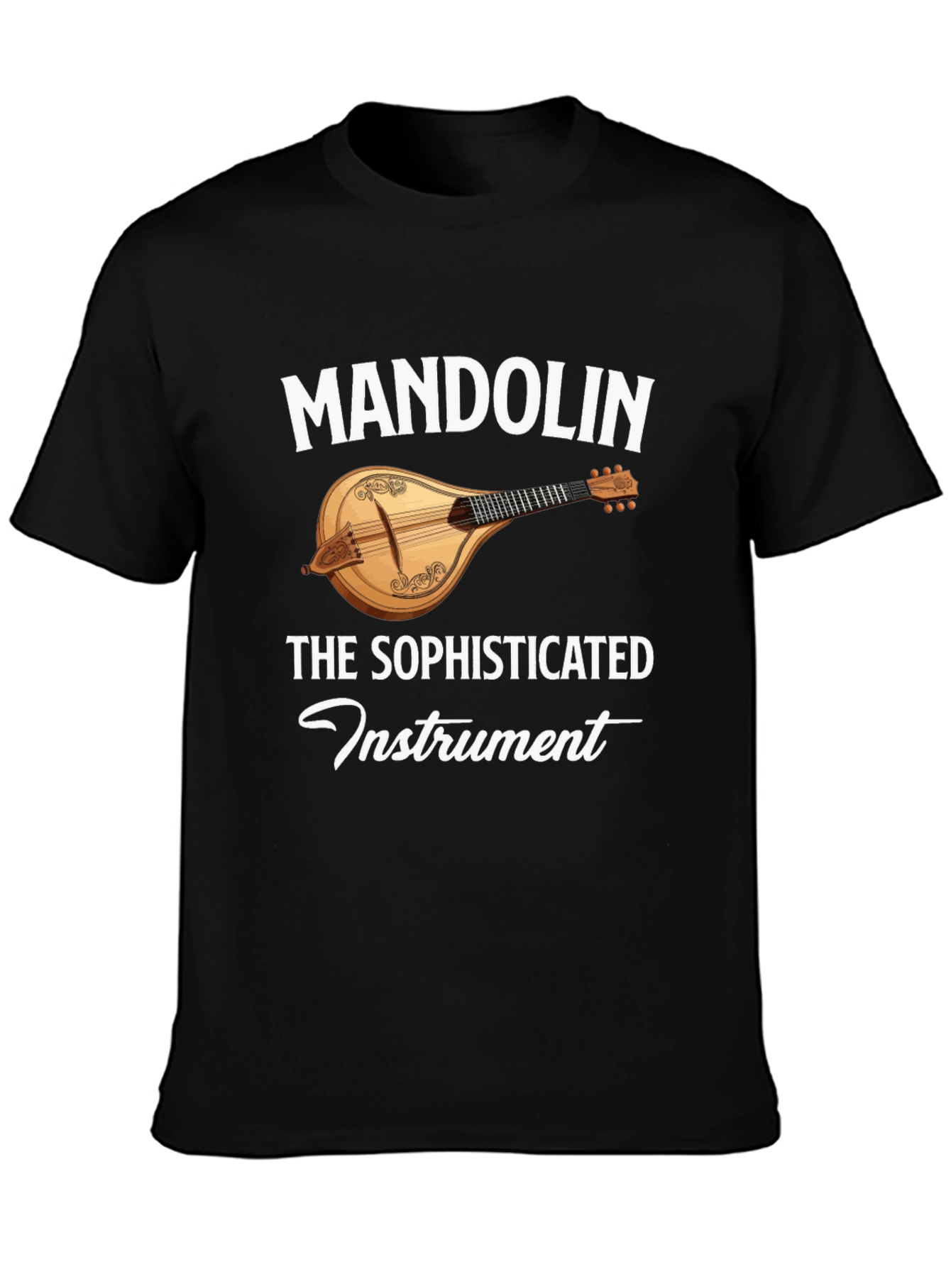 Mandolin Instrument Graphic Tee - Sophisticated Musicians T-Shirt