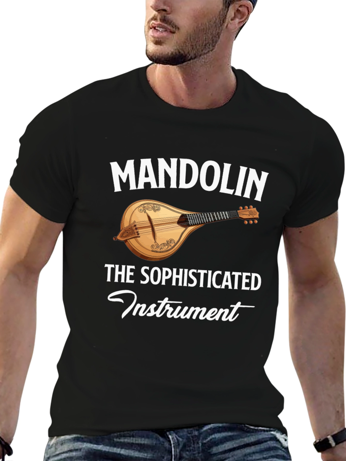 Mandolin Instrument Graphic Tee - Sophisticated Musicians T-Shirt