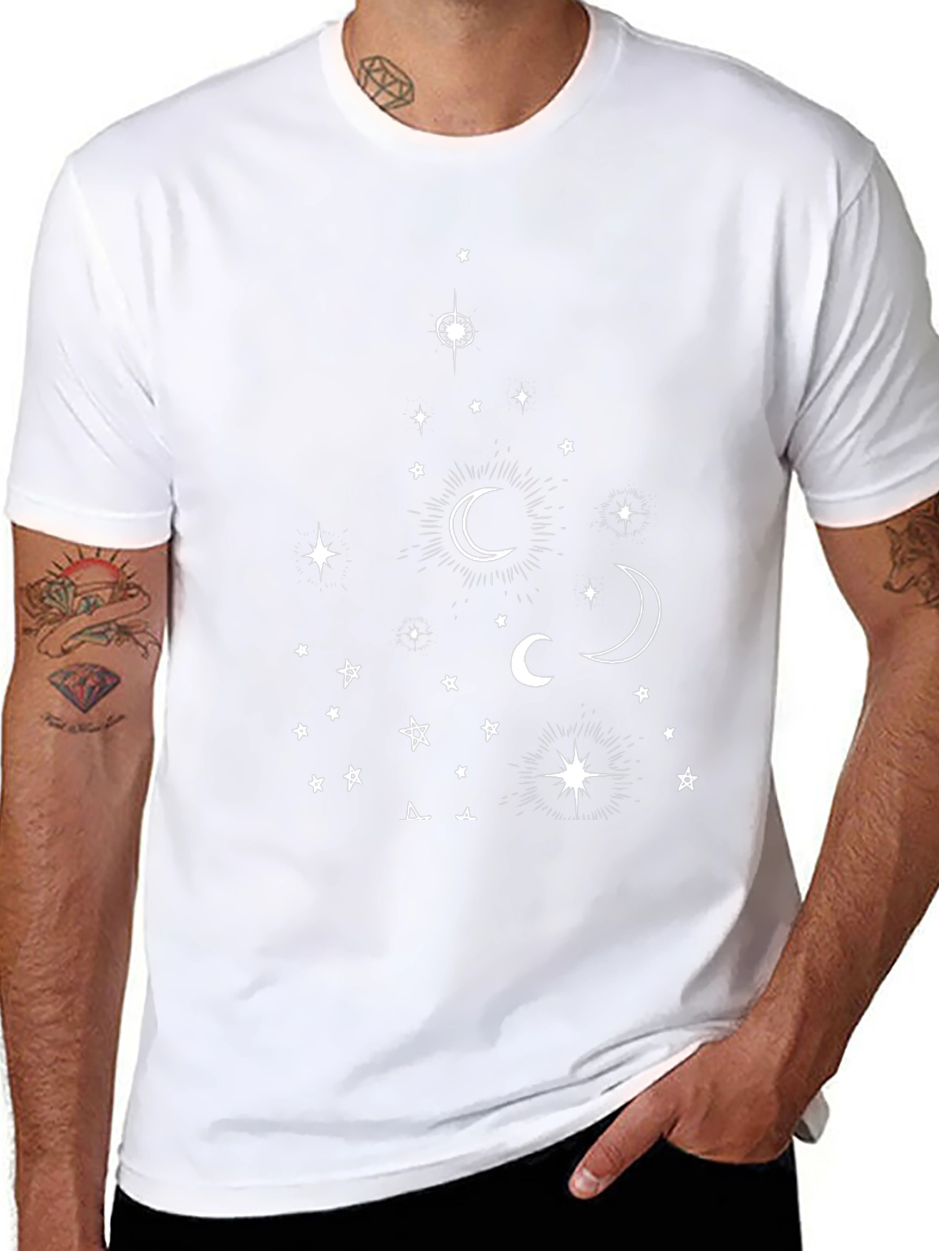 Celestial Dream T-Shirt - Starry Night Design