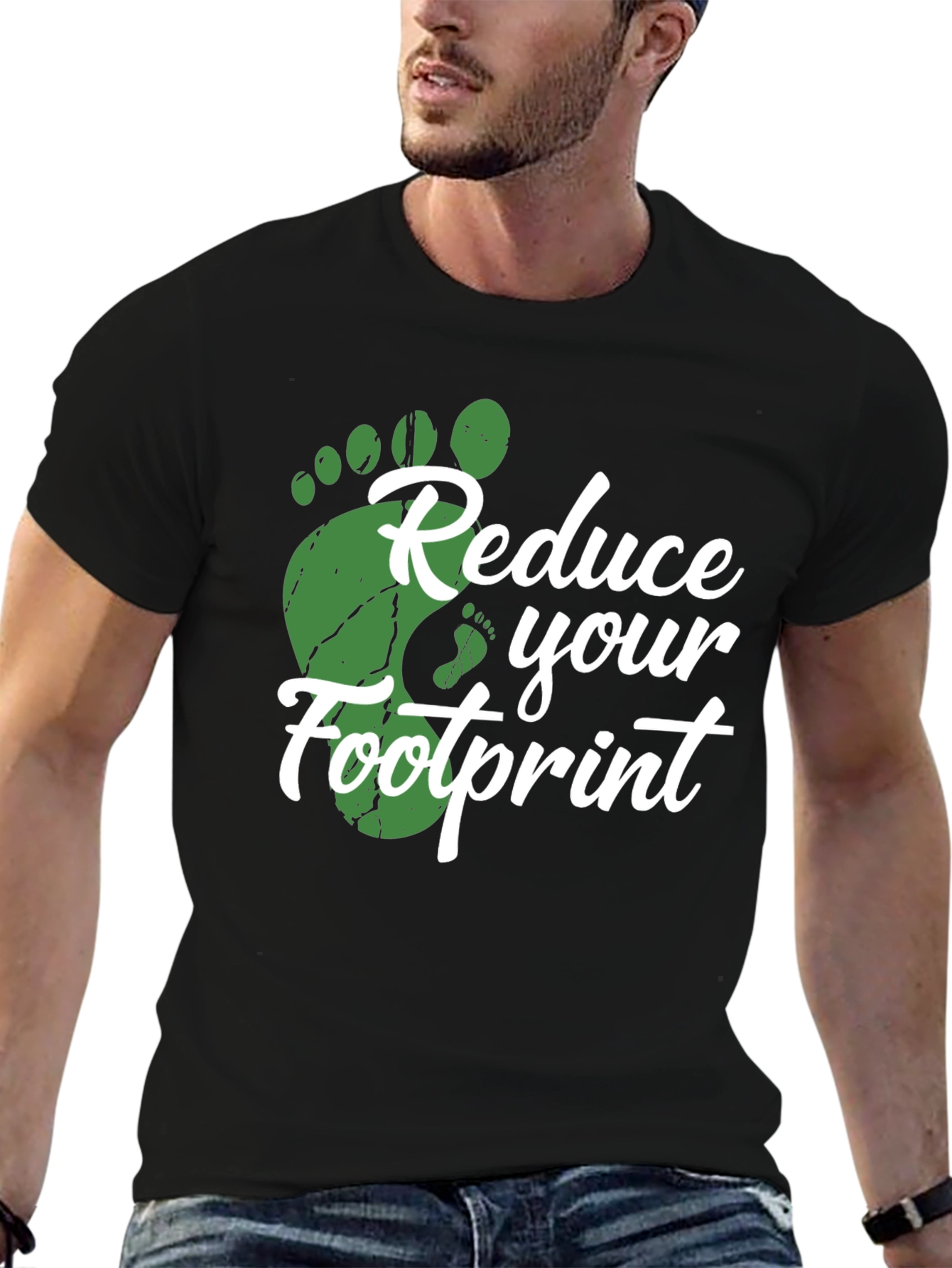 Reduce Your Footprint Graphic Tee
