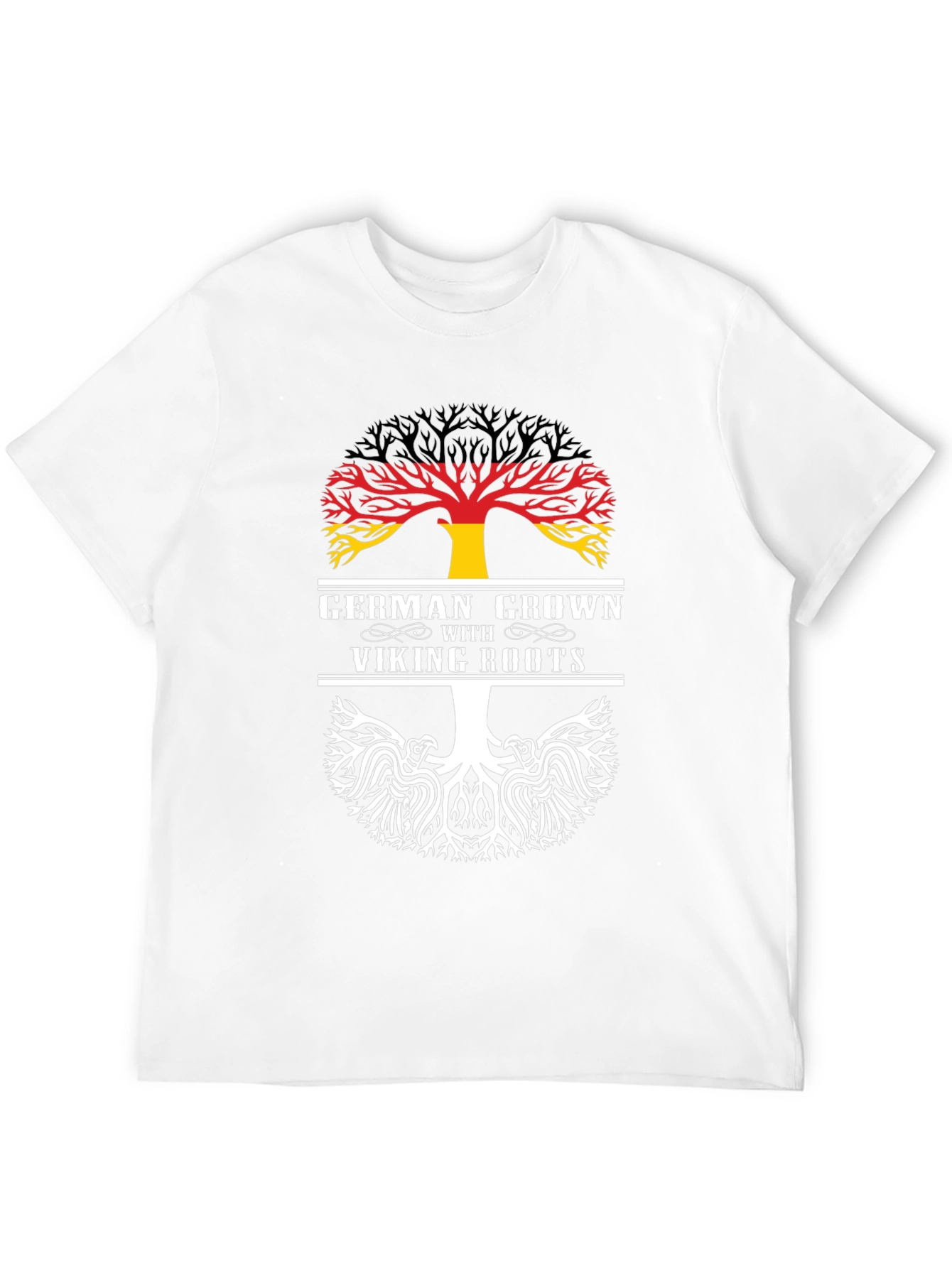 German Grown Viking Roots Graphic Tee - Black