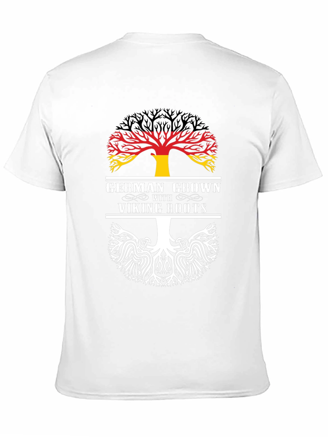 German Grown Viking Roots Graphic Tee - Black