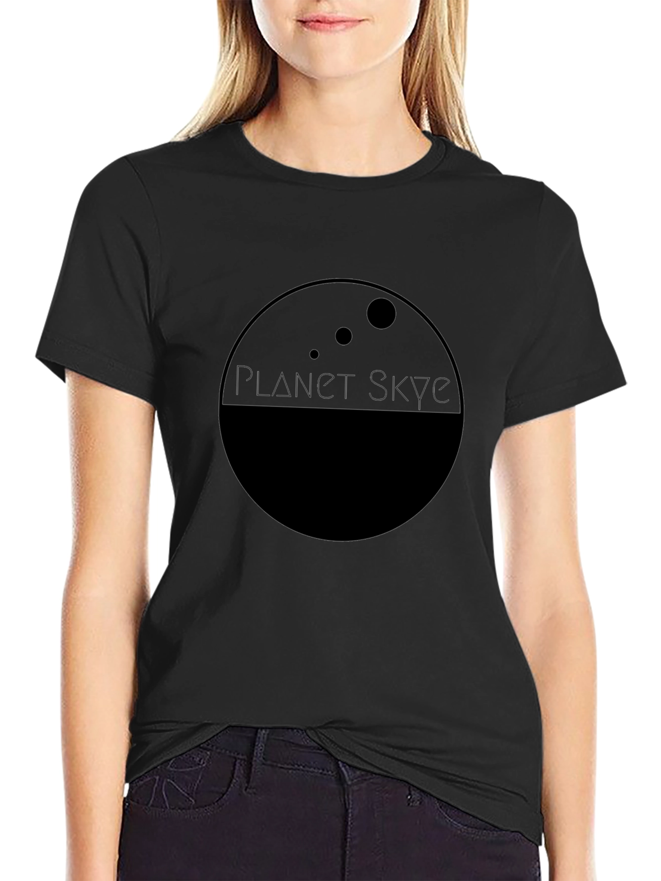 Planet Skye Black T-Shirt