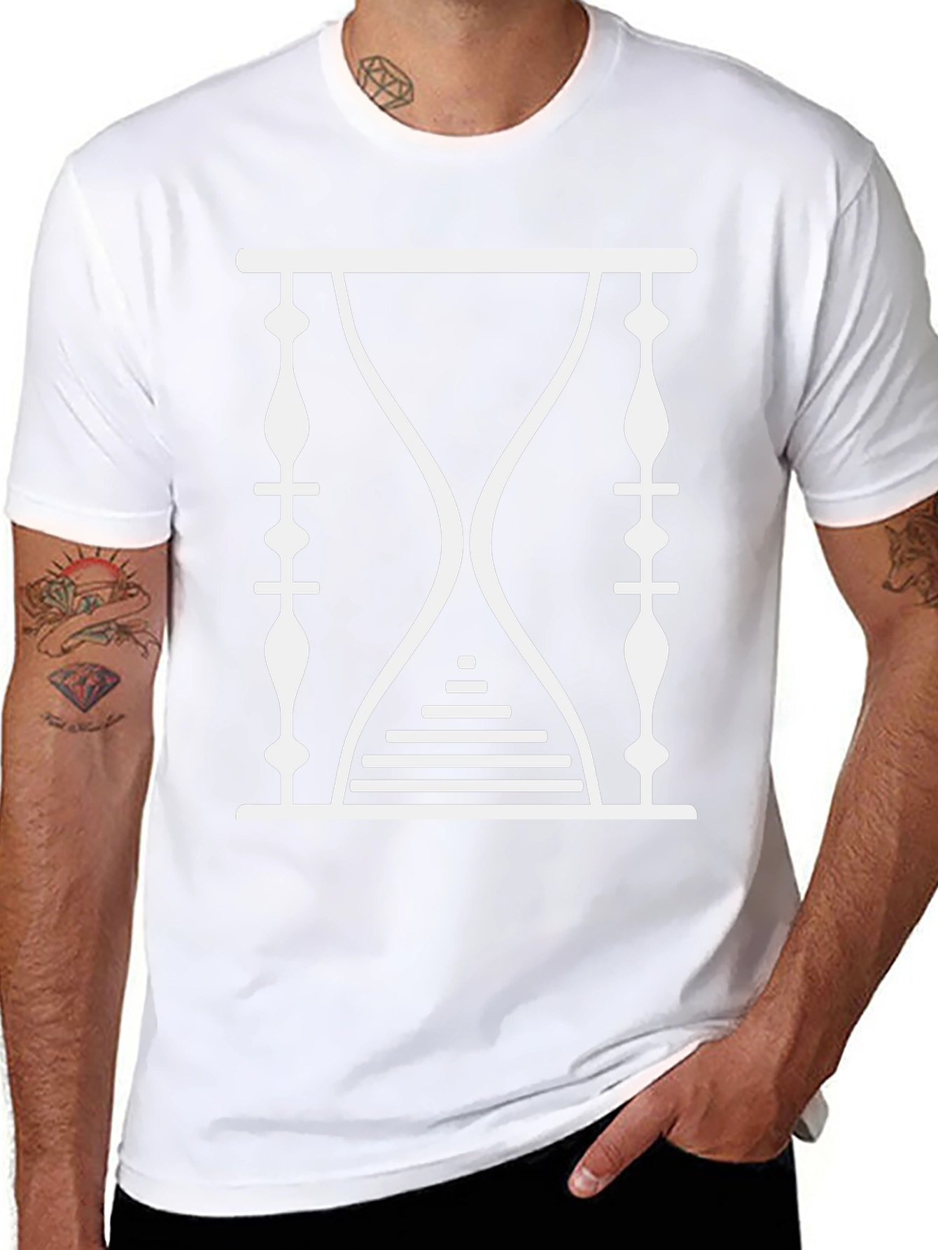 Hourglass Graphic T-Shirt - Timeless Style