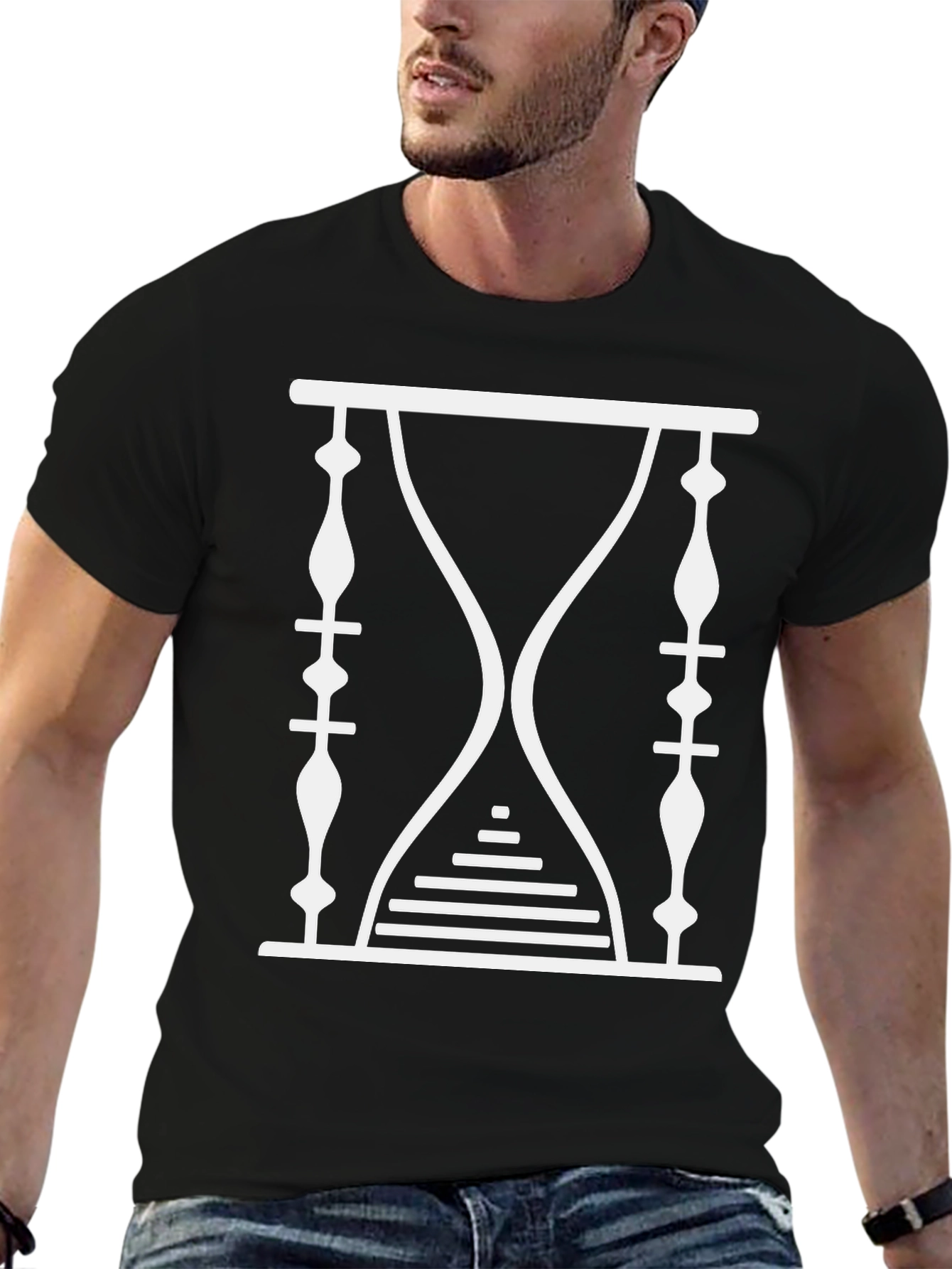 Hourglass Graphic T-Shirt - Timeless Style