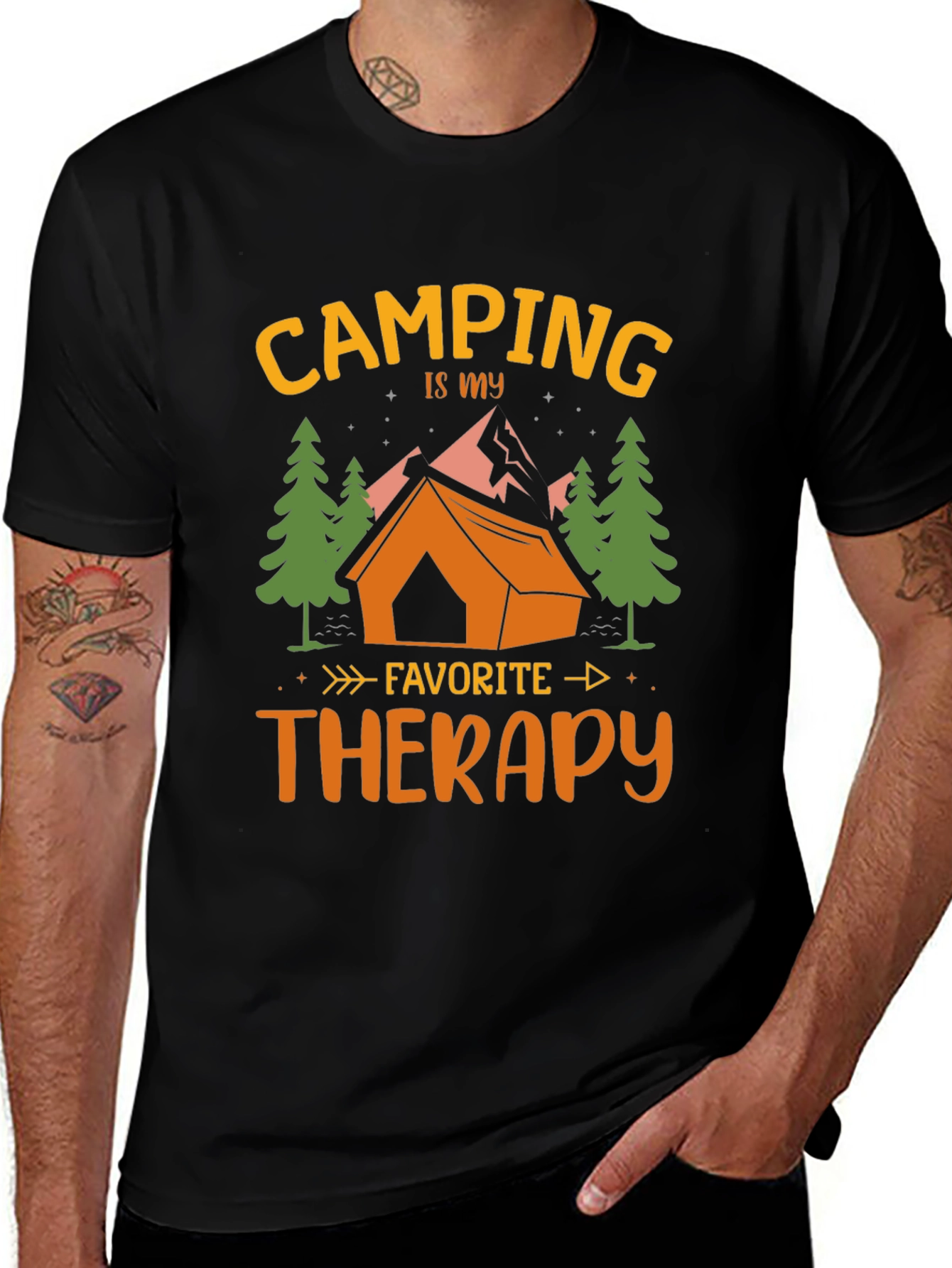 Camping is My Therapy T-Shirt