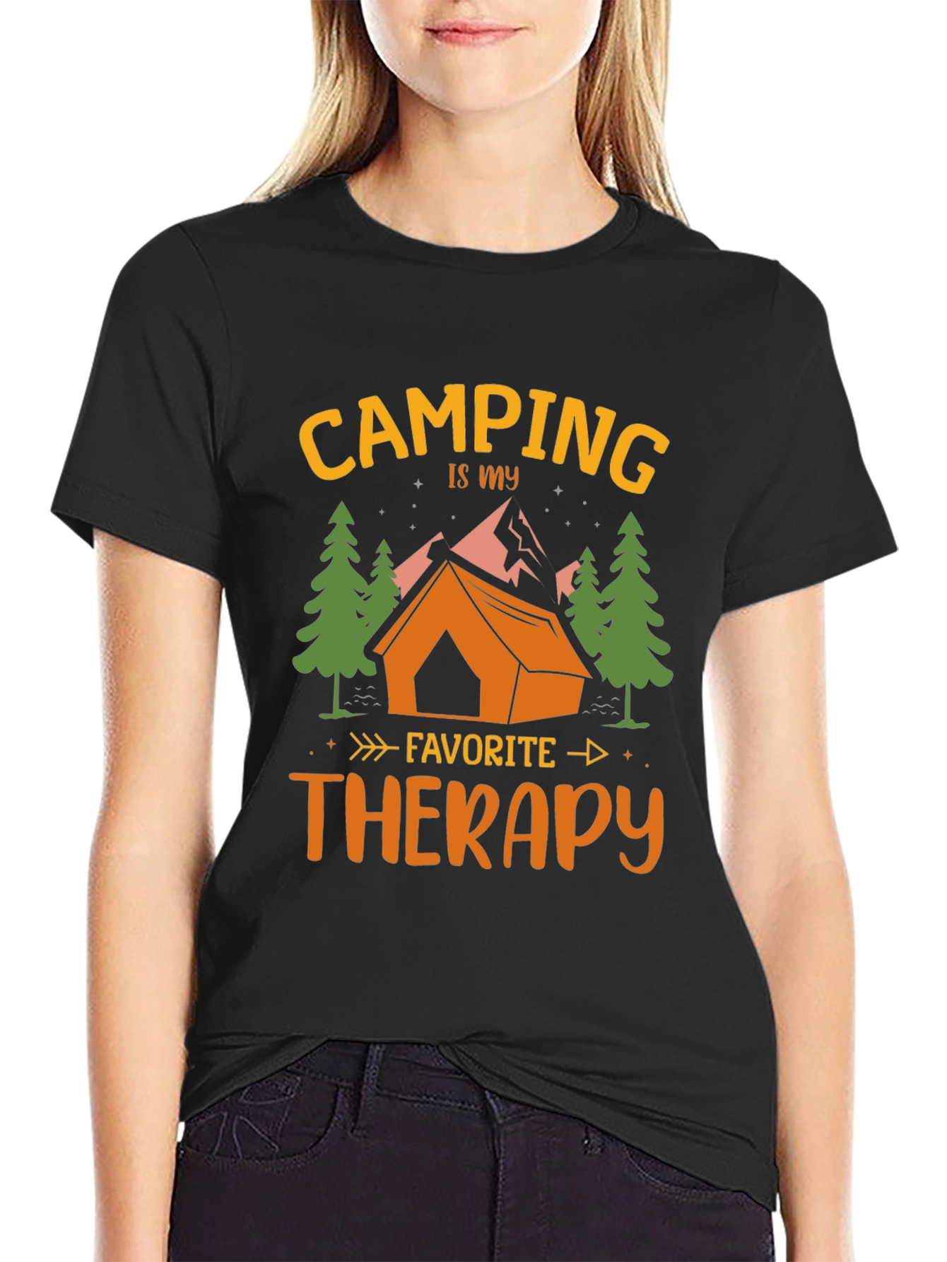 Camping is My Therapy T-Shirt