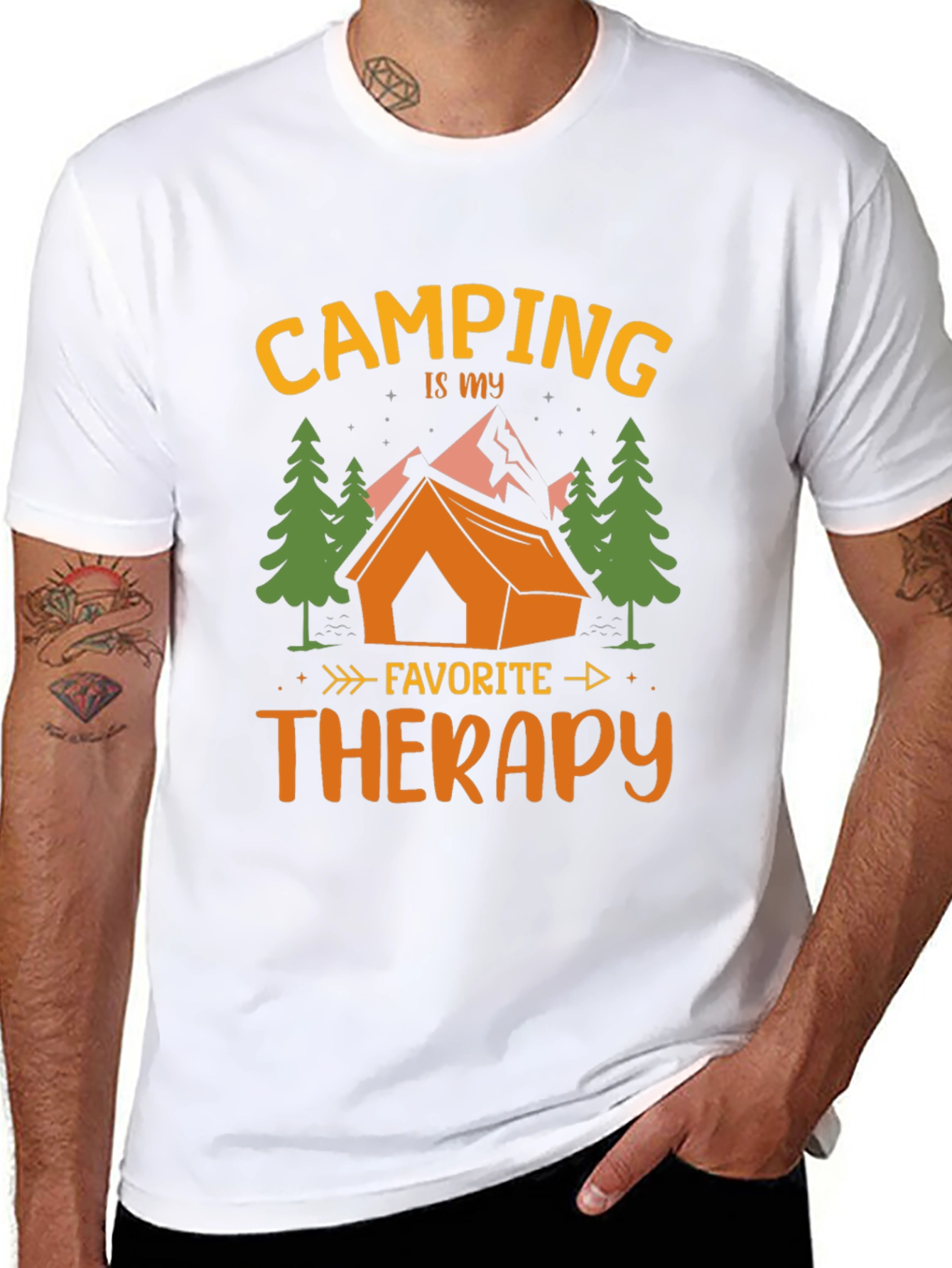 Camping is My Therapy T-Shirt