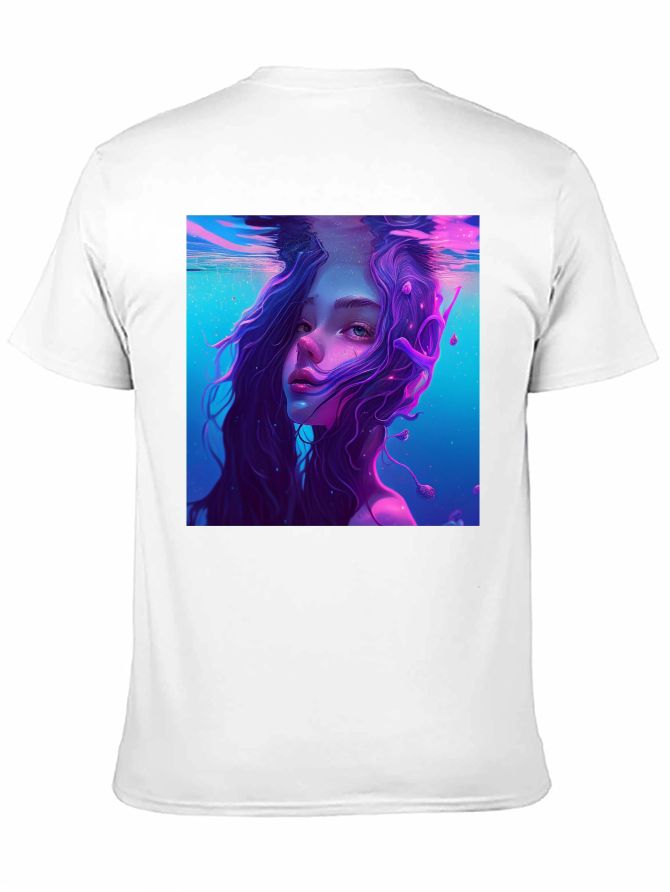 Underwater Dreamscape Graphic Tee - Mens Black T-Shirt