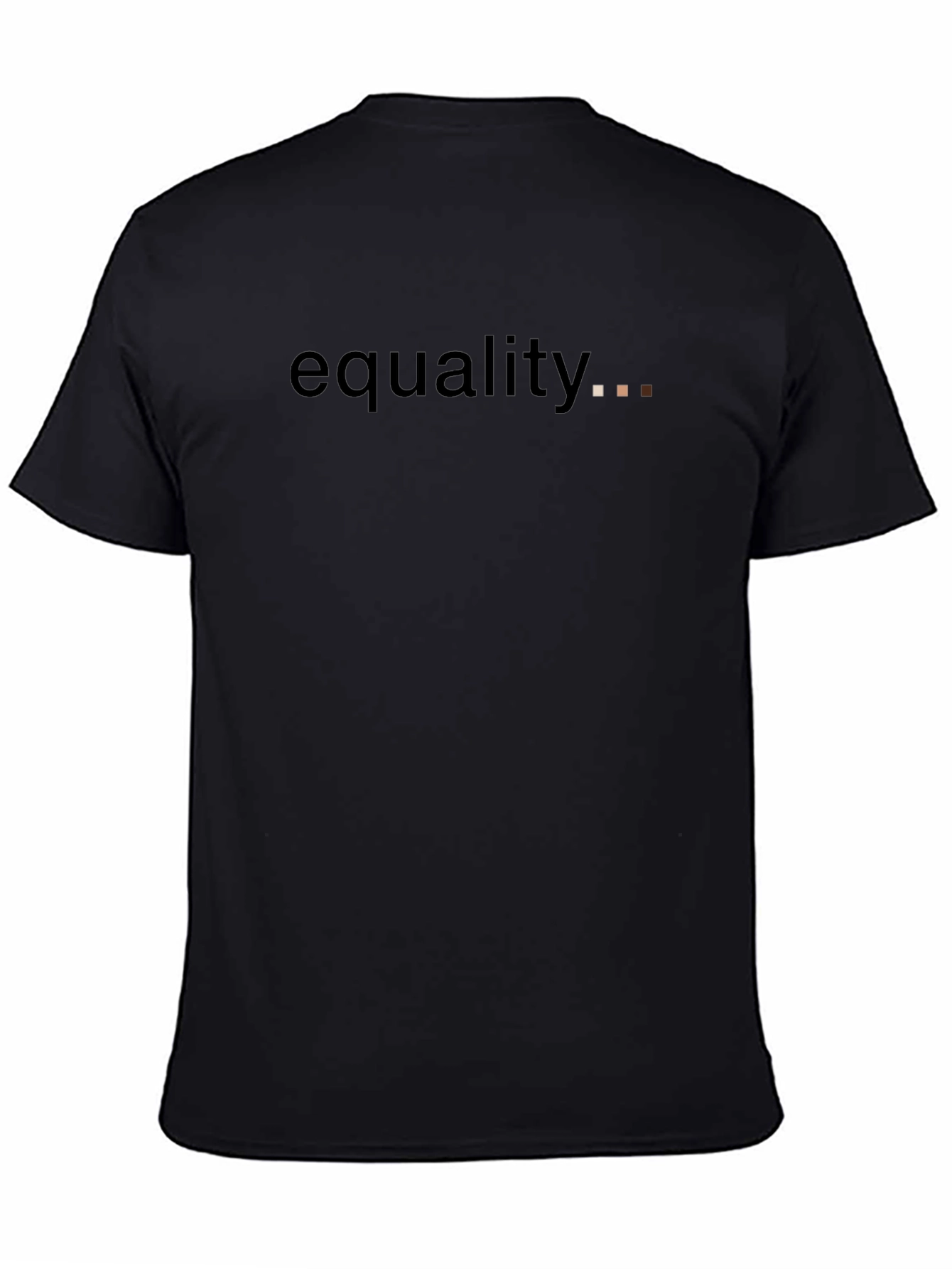 Equality T-Shirt - Black Crew Neck