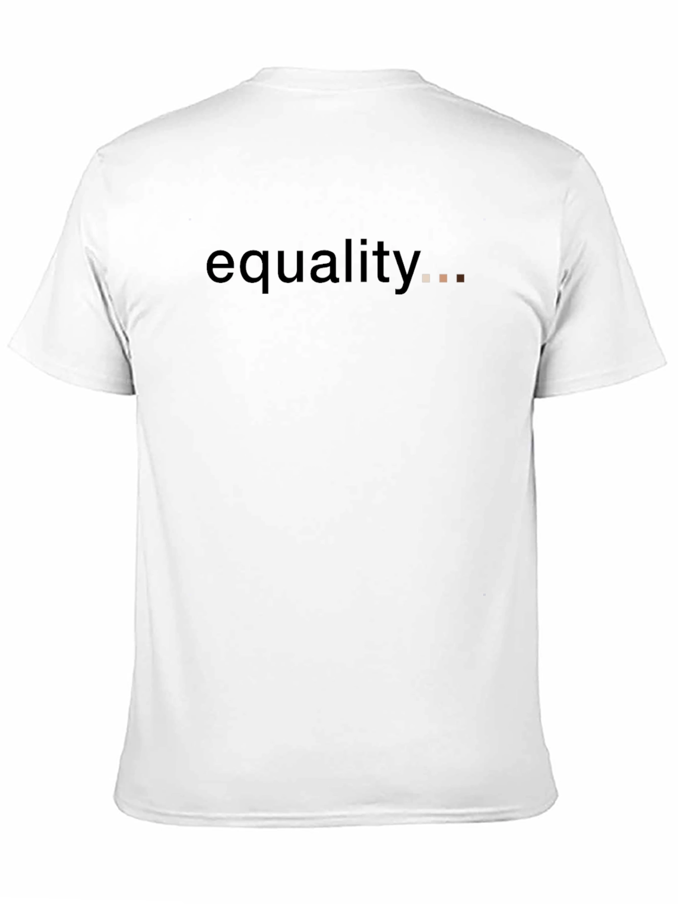 Equality T-Shirt - Black Crew Neck