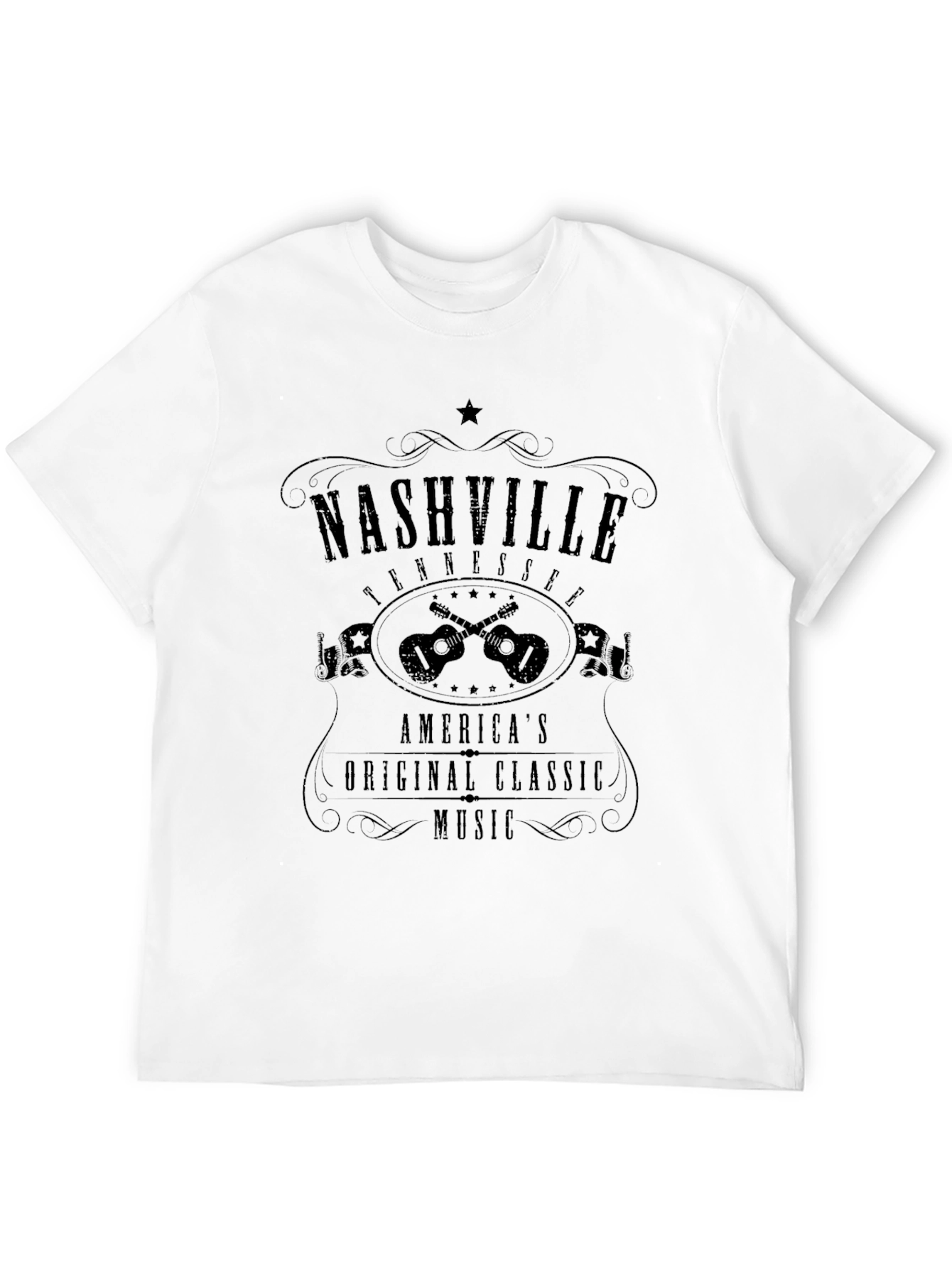 Nashville Tennessee Music Graphic T-Shirt