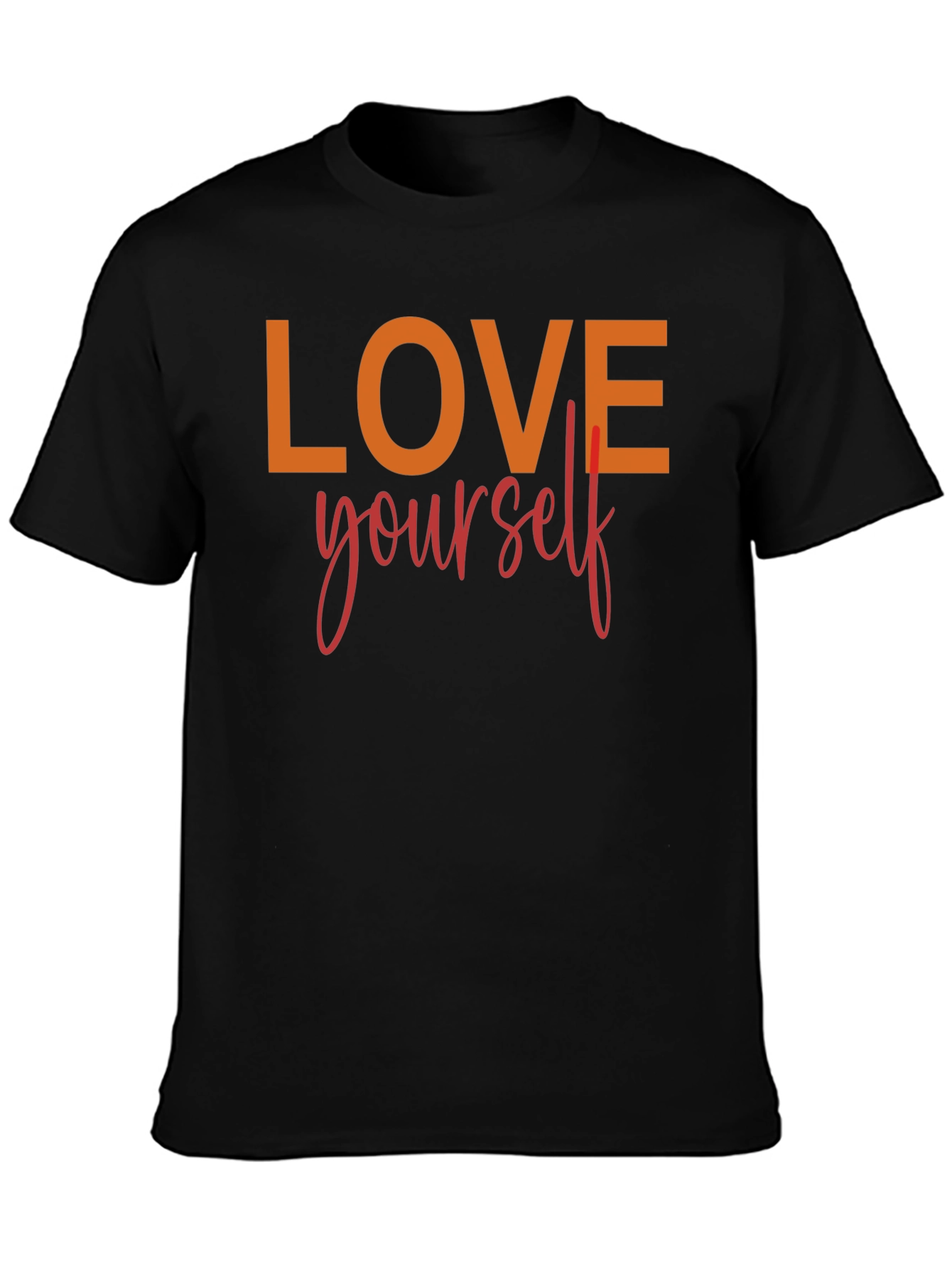 Love Yourself Graphic Tee - Black
