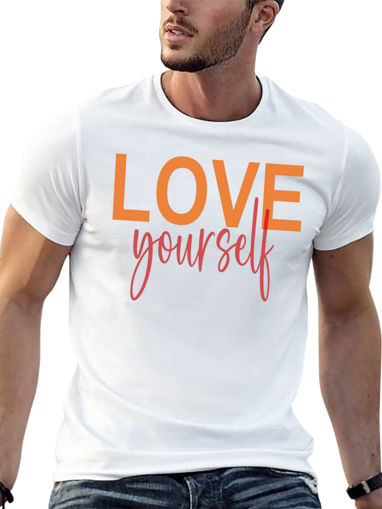 Love Yourself Graphic Tee - Black