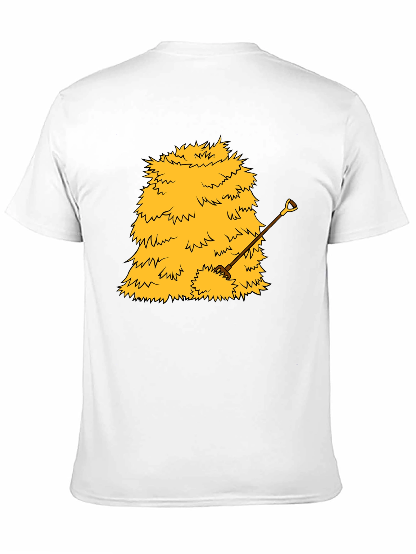 Haystack & Shovel Graphic Tee - Novelty Black T-Shirt