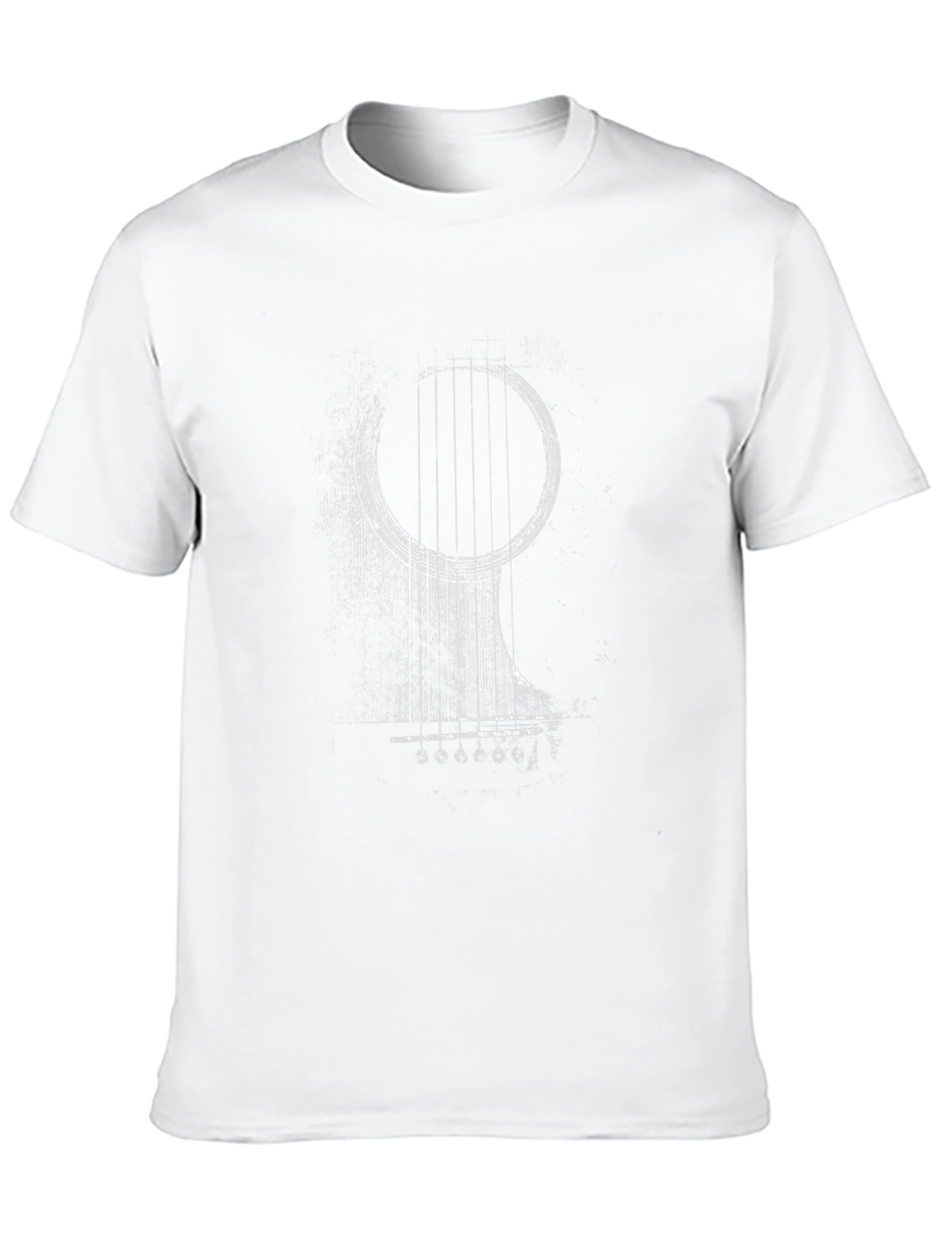 Acoustic Guitar Graphic Tee - Black