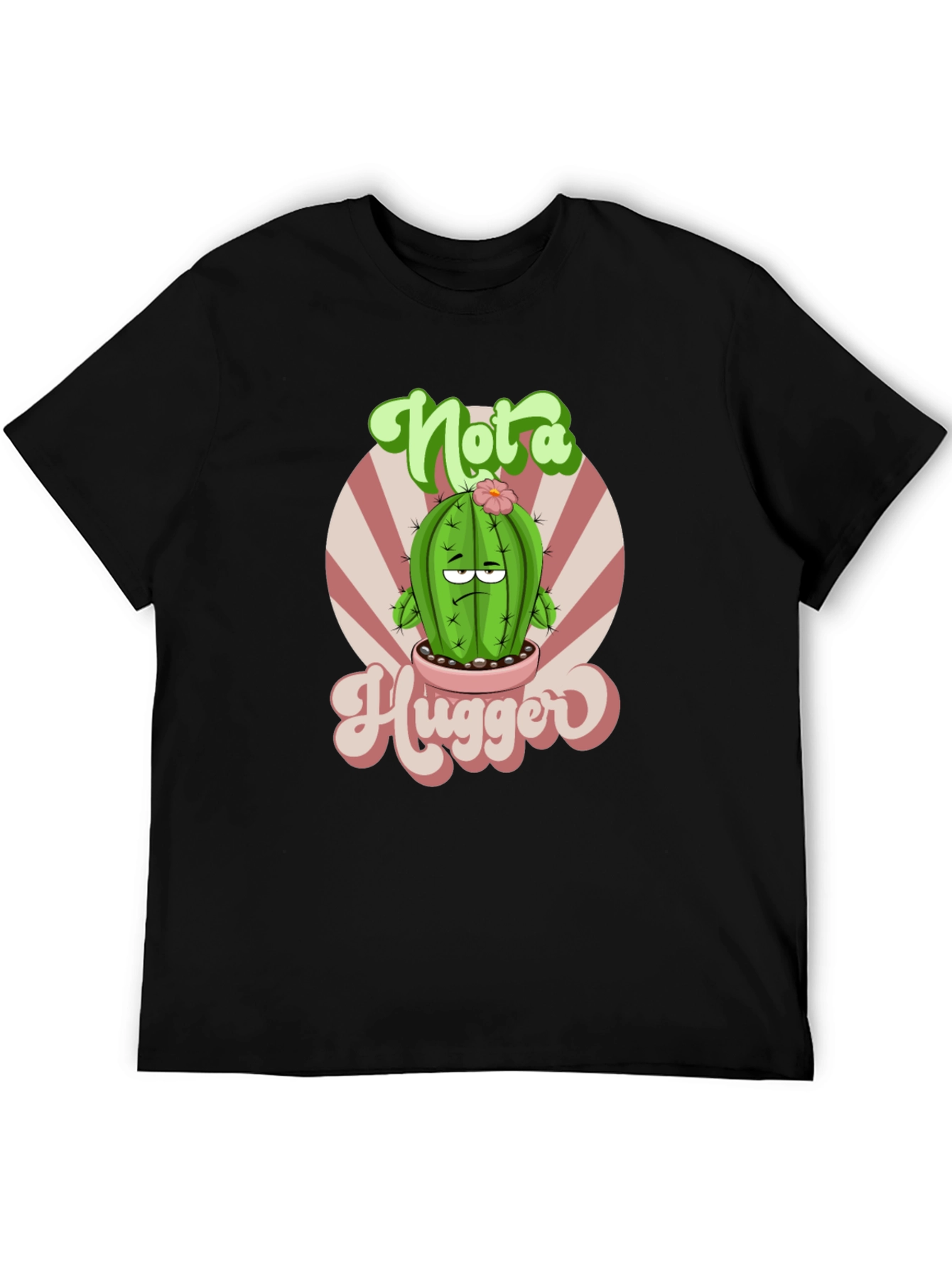 Not a Hugger Cactus Graphic T-Shirt