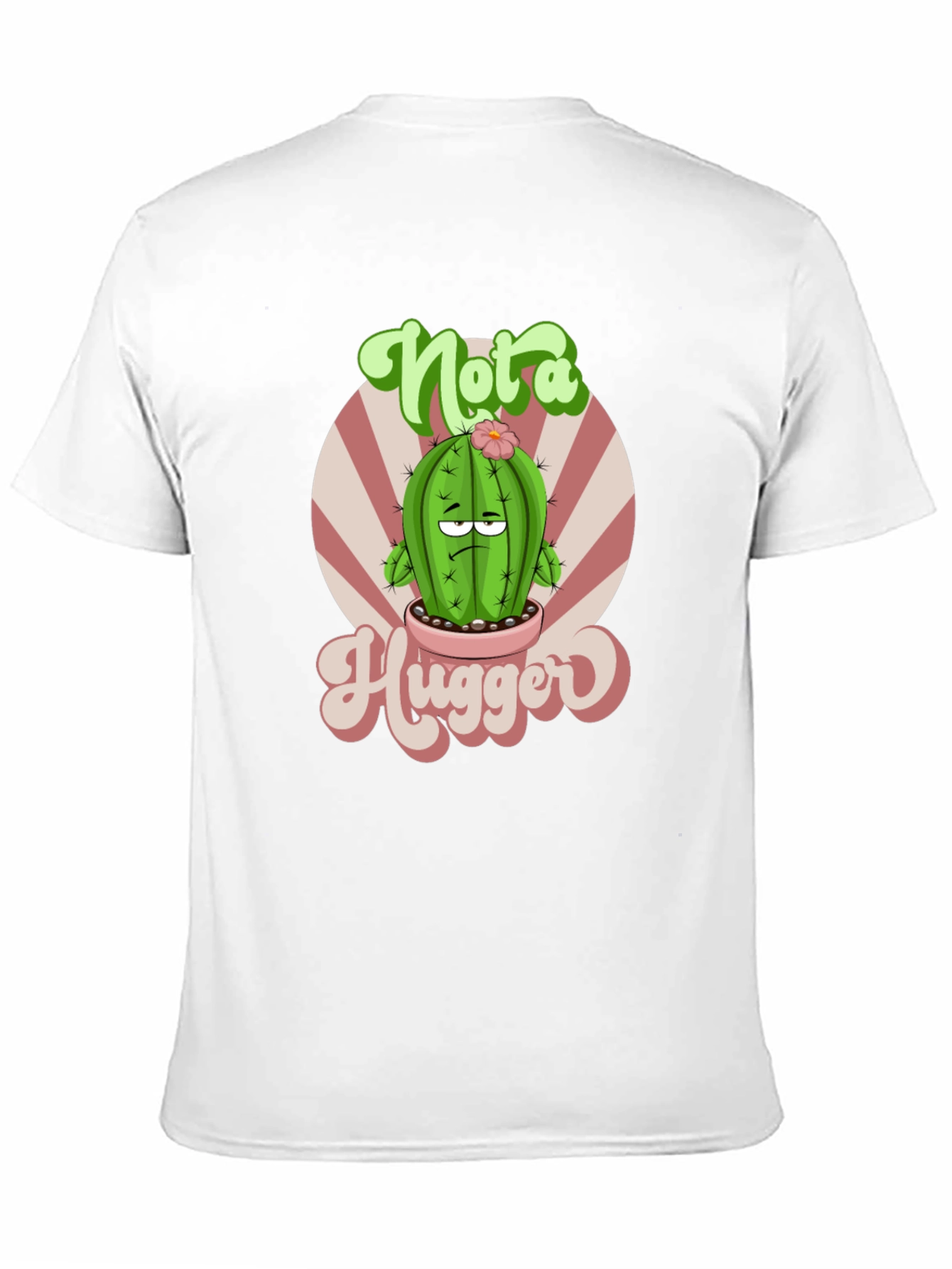Not a Hugger Cactus Graphic T-Shirt