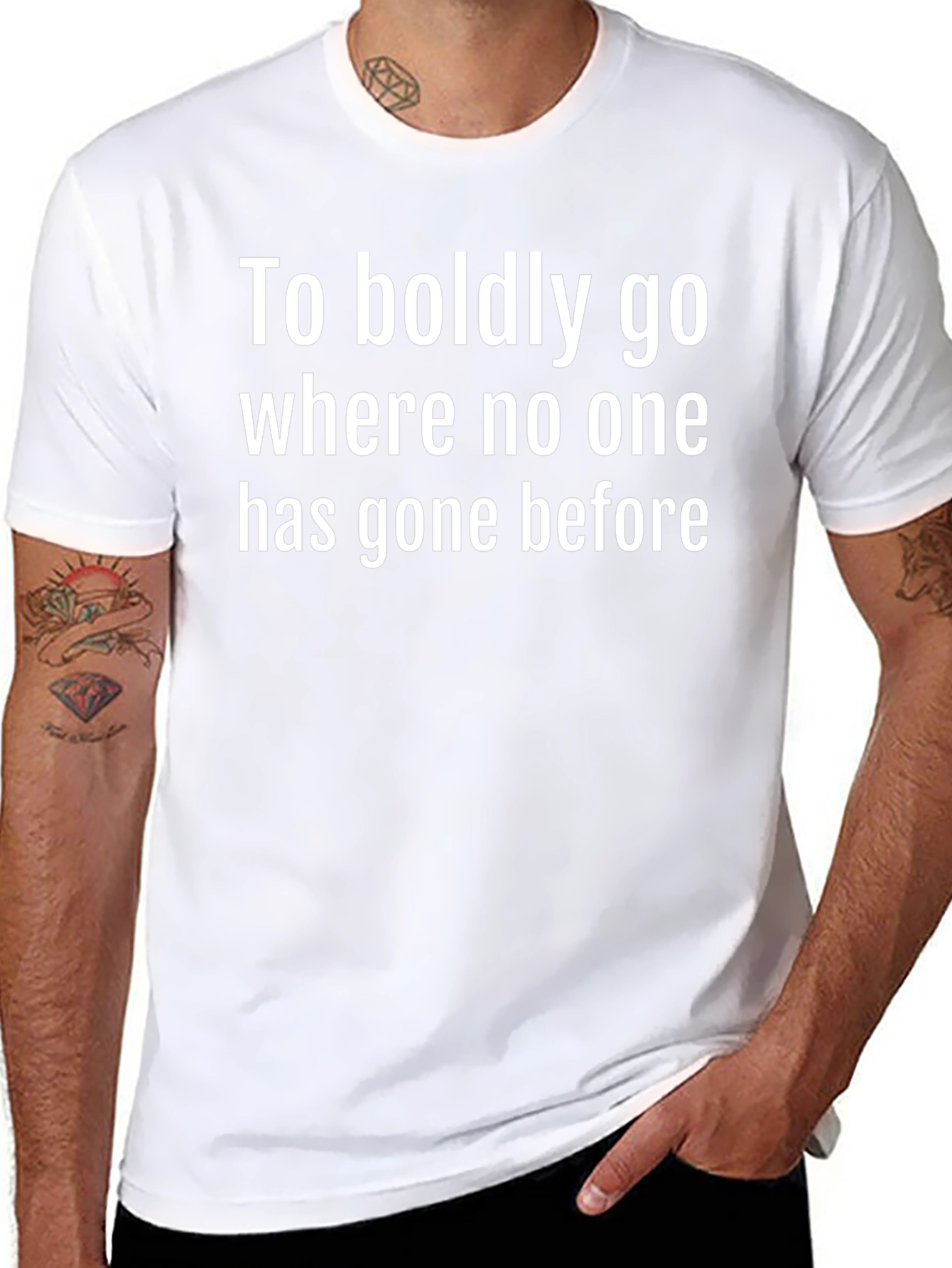 Boldly Go T-Shirt - Sci-Fi Fan Apparel