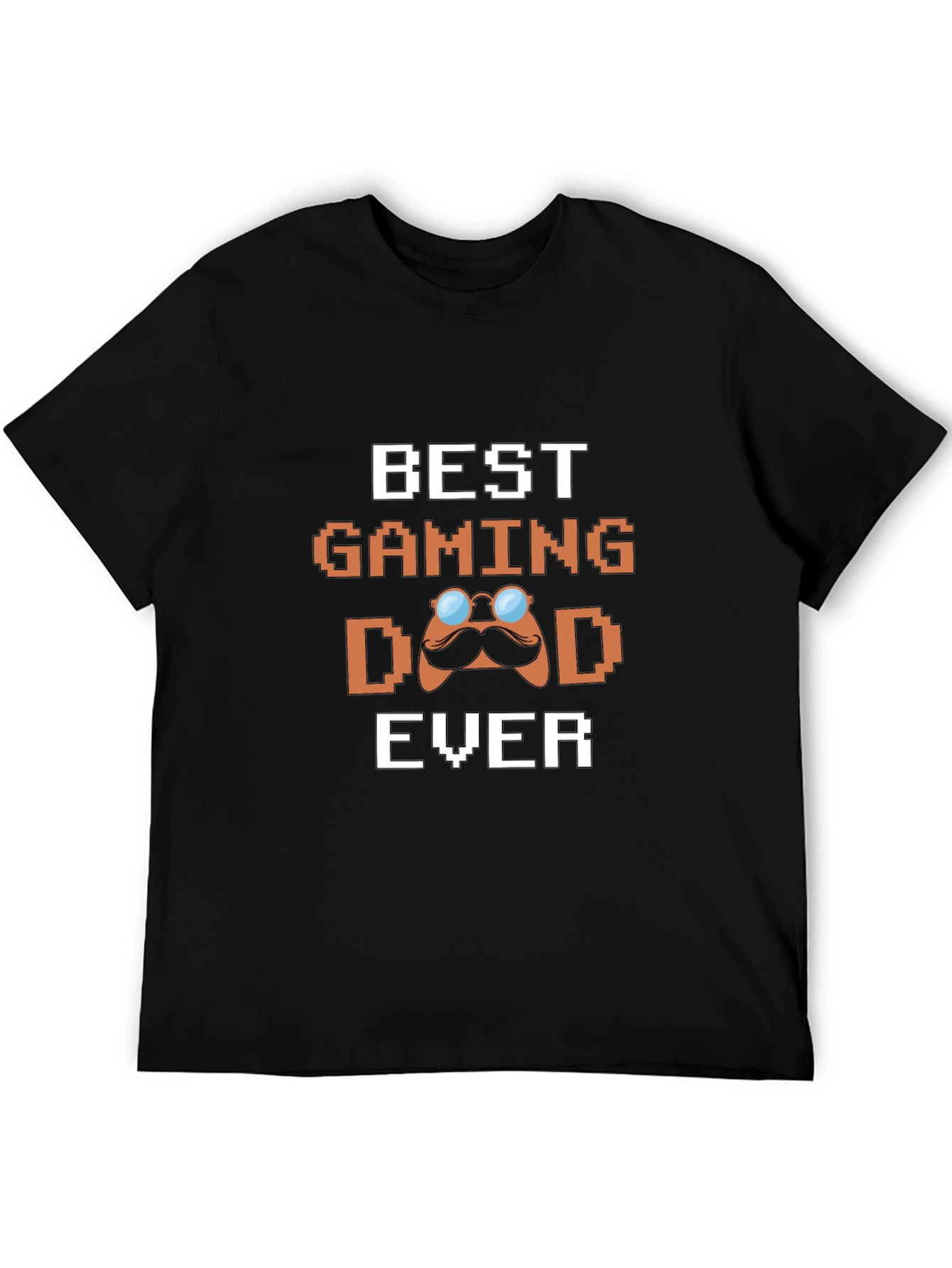 Best Gaming Dad Ever Black T-Shirt