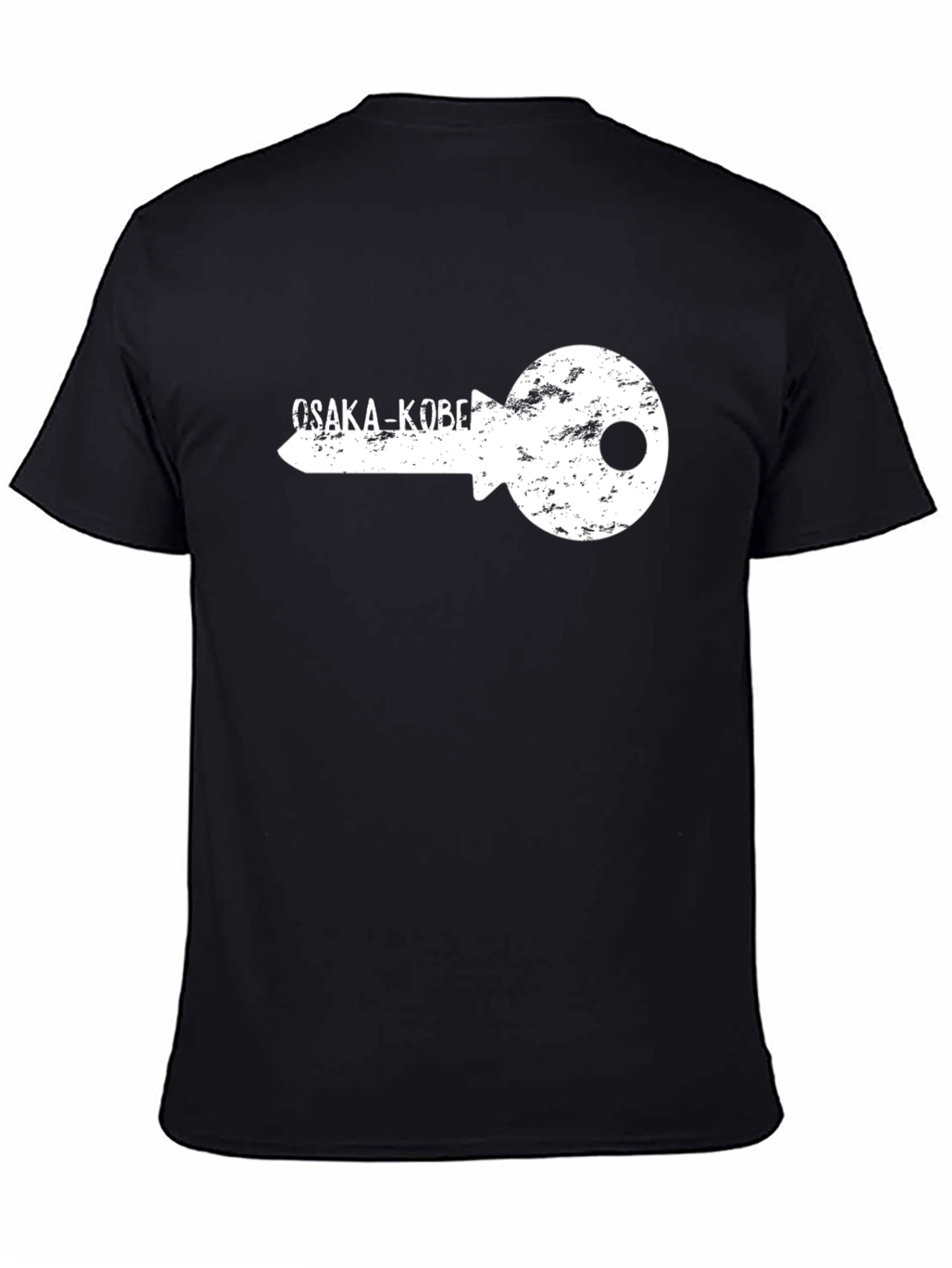 Osaka-Kobe Key Graphic T-Shirt - Retro Style