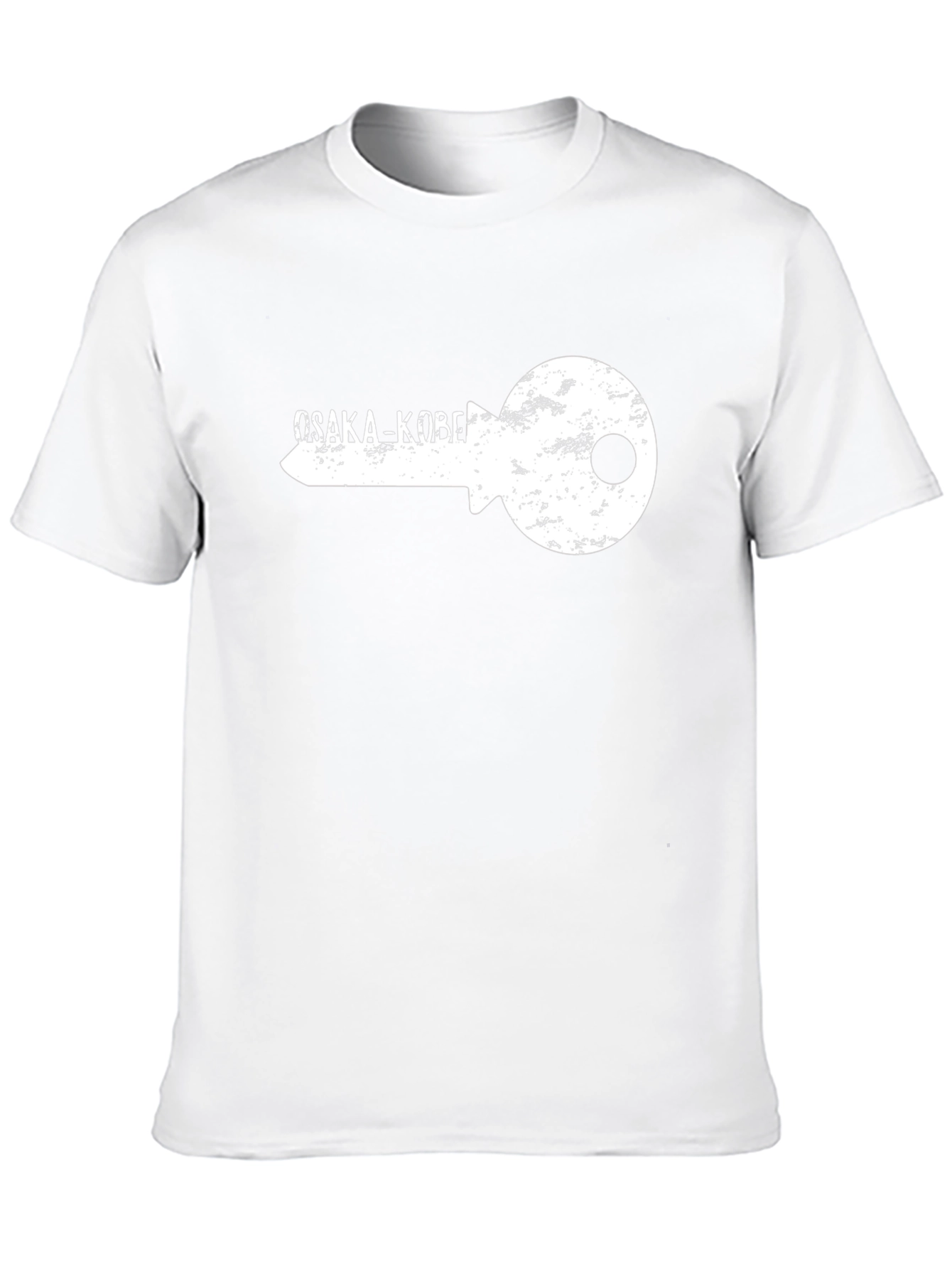Osaka-Kobe Key Graphic T-Shirt - Retro Style